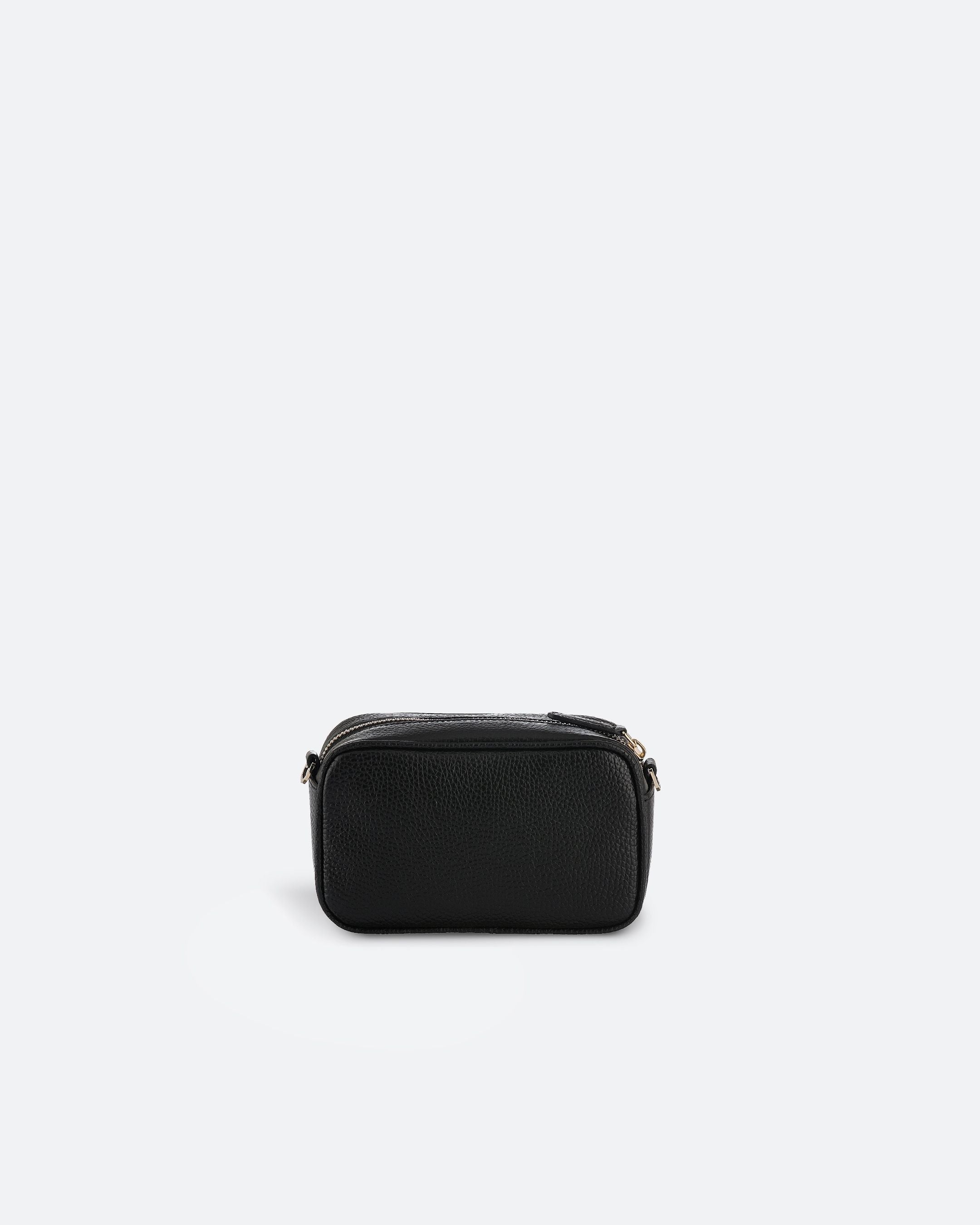 ALEMI Zurich | BELVOIR | Small Bag | Black | Soft Grain Leather | Bag back