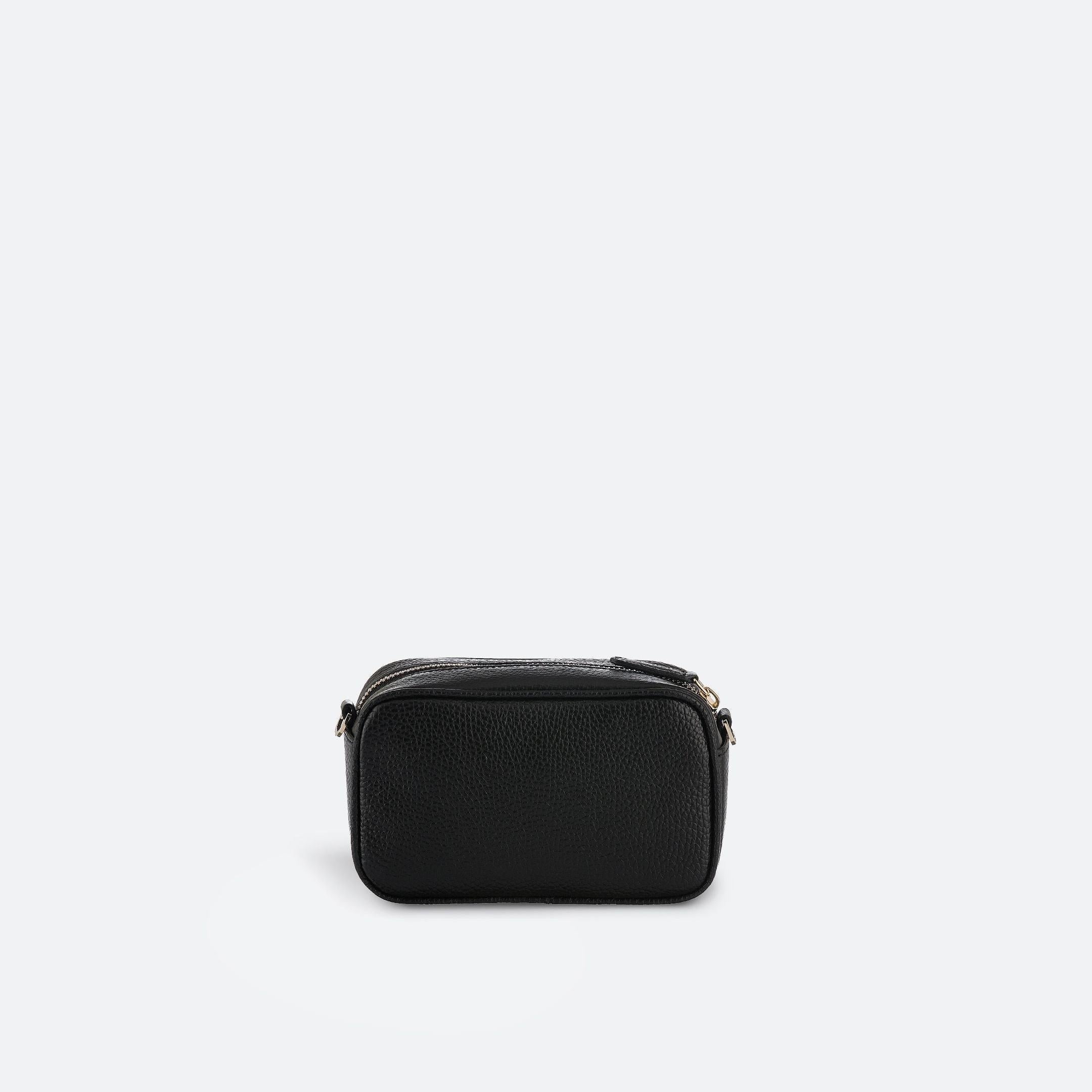 ALEMI Zurich | BELVOIR | Small Bag | Black | Soft Grain Leather | Bag back