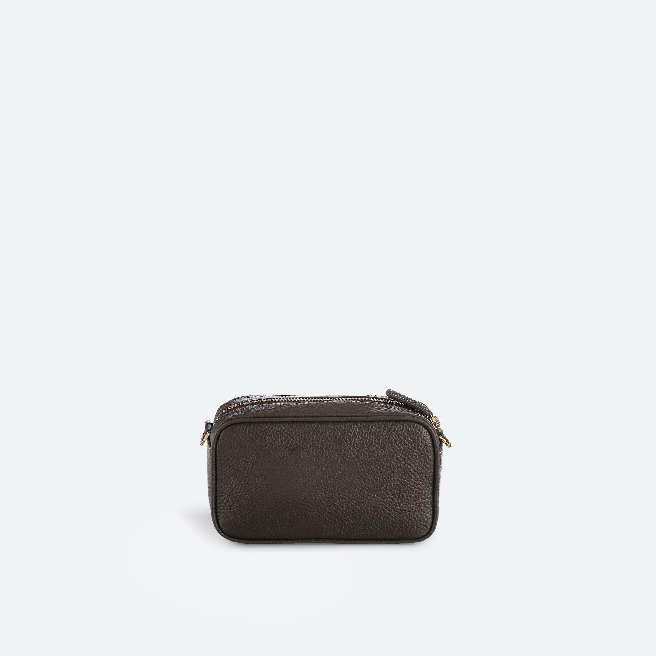 ALEMI Zurich | BELVOIR | Small Bag | Dark Brown | Soft Grain Leather | Bag back