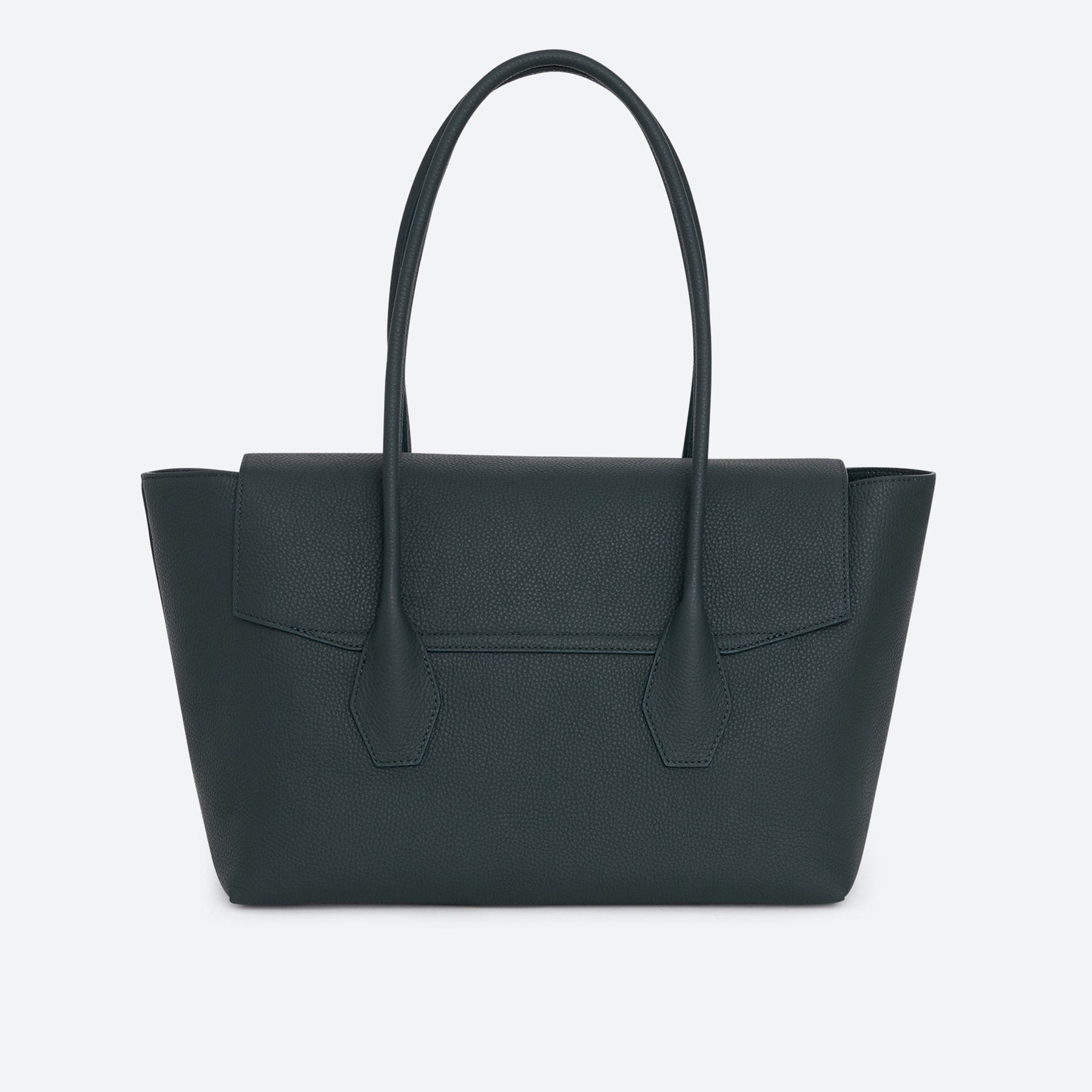 ALEMI Zurich | IDA | Laptop Bag | Deep Teal (Limited Edition) | Soft Grain Leather | Back