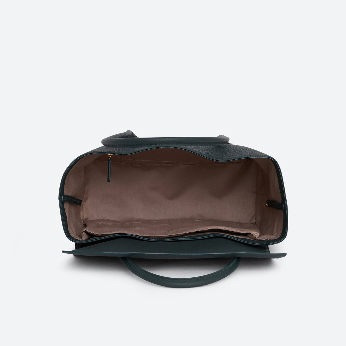 ALEMI Zurich | IDA | Laptop Bag | Deep Teal (Limited Edition) | Soft Grain Leather | Interior