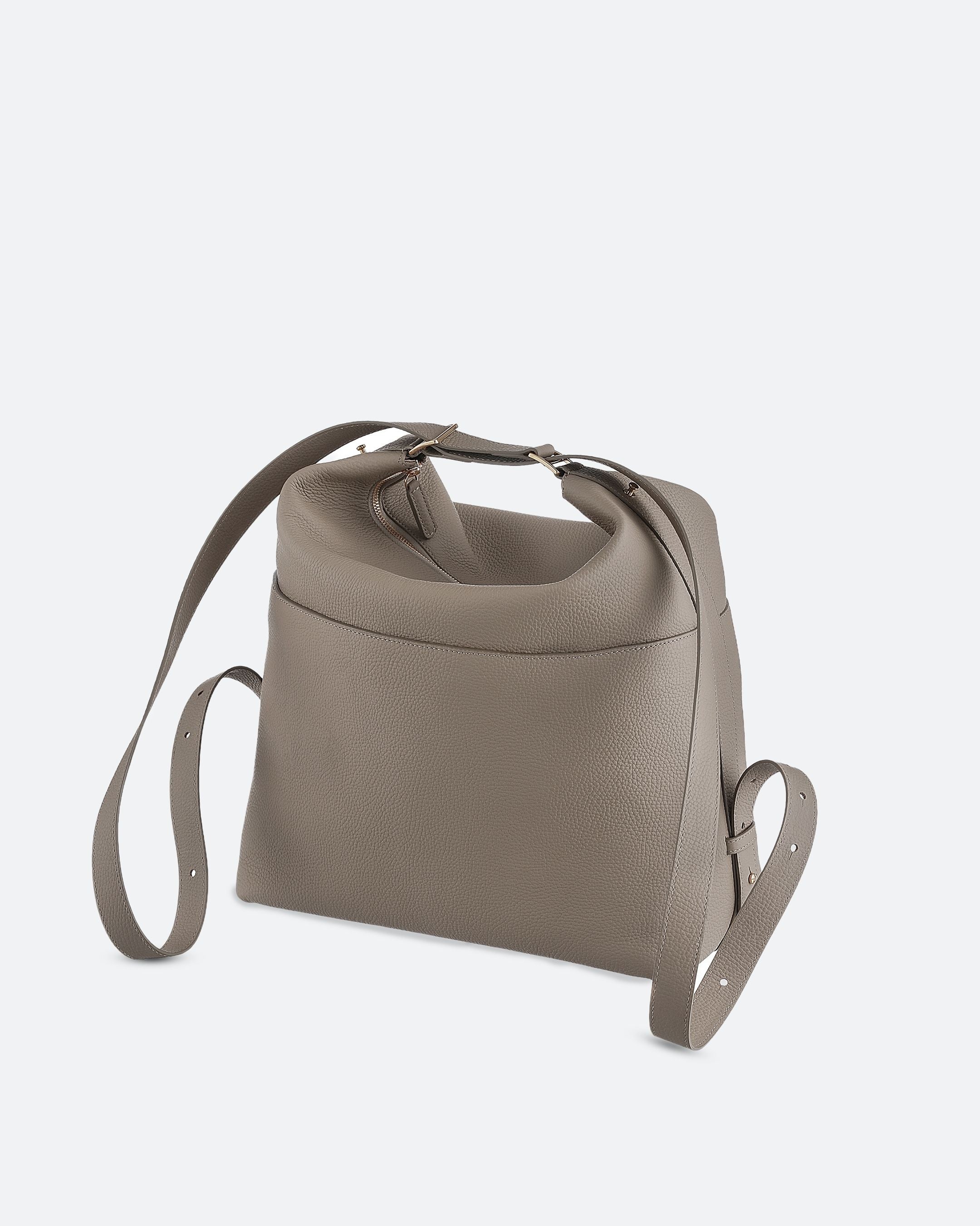ALEMI Zurich | LETTEN | Laptop Bag | Beige | Soft Grain Leather | Bag back