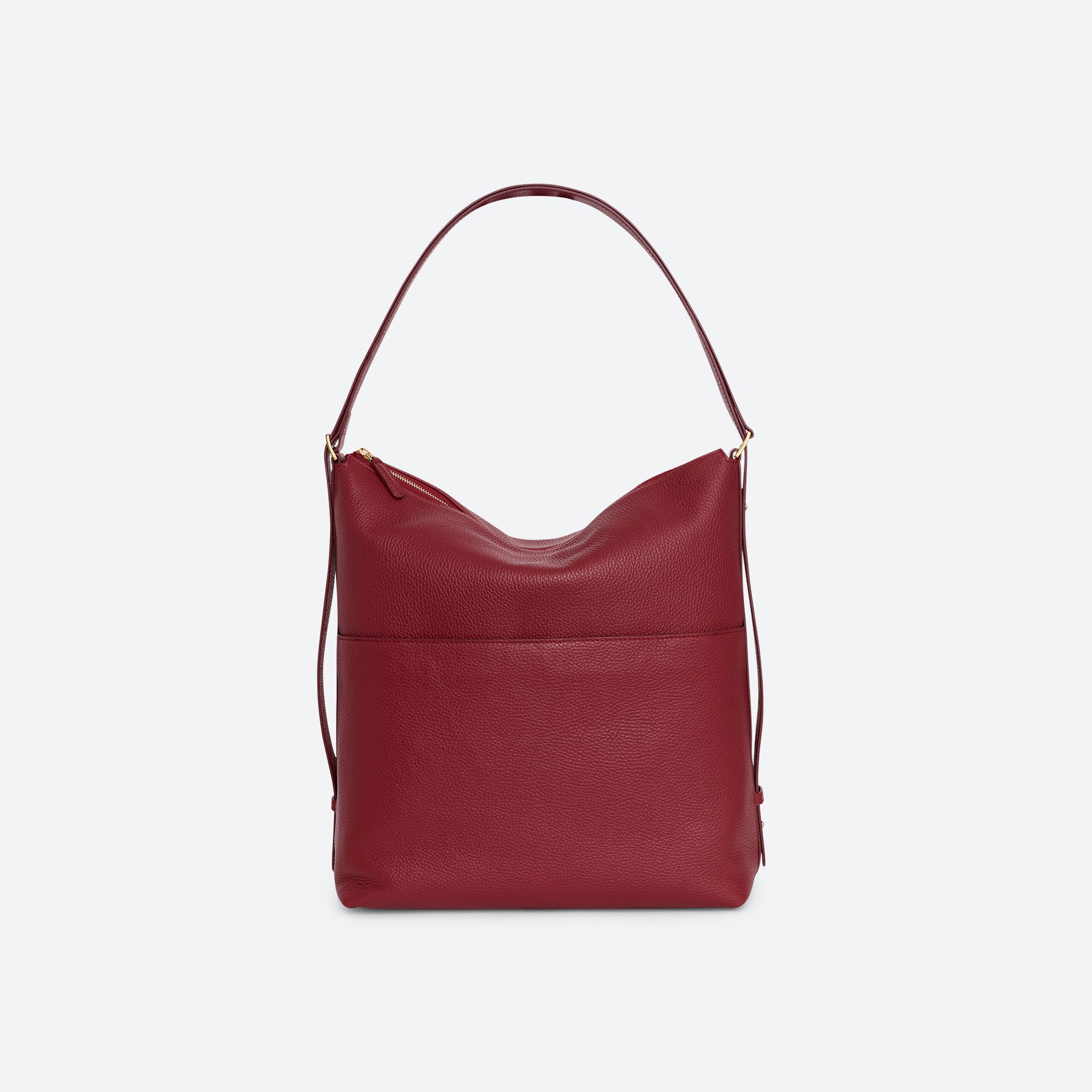 ALEMI Zurich | LETTEN | Laptop Bag | Red | Soft Grain Leather | Bag back