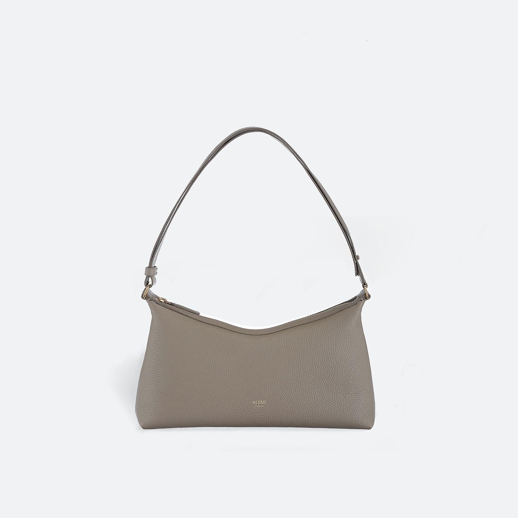 ALEMI Zurich | LETTEN SMALL | Small Bag | Beige I Soft Grain Leather | Bag front