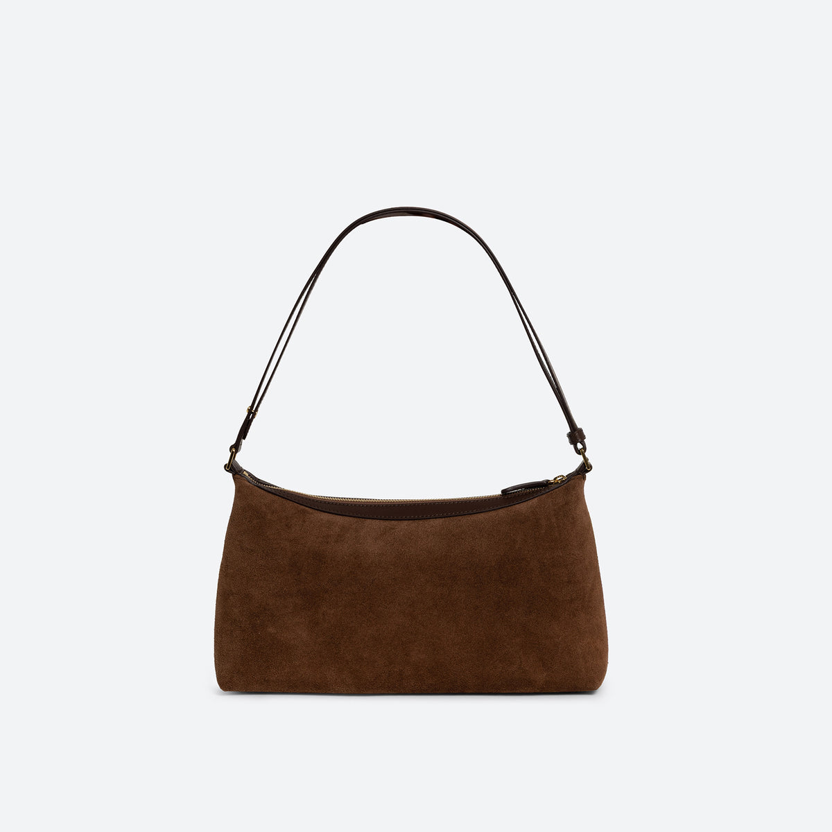 ALEMI Zurich | LETTEN SMALL | Small Bag | Dark Brown | Suede Leather | Bag back