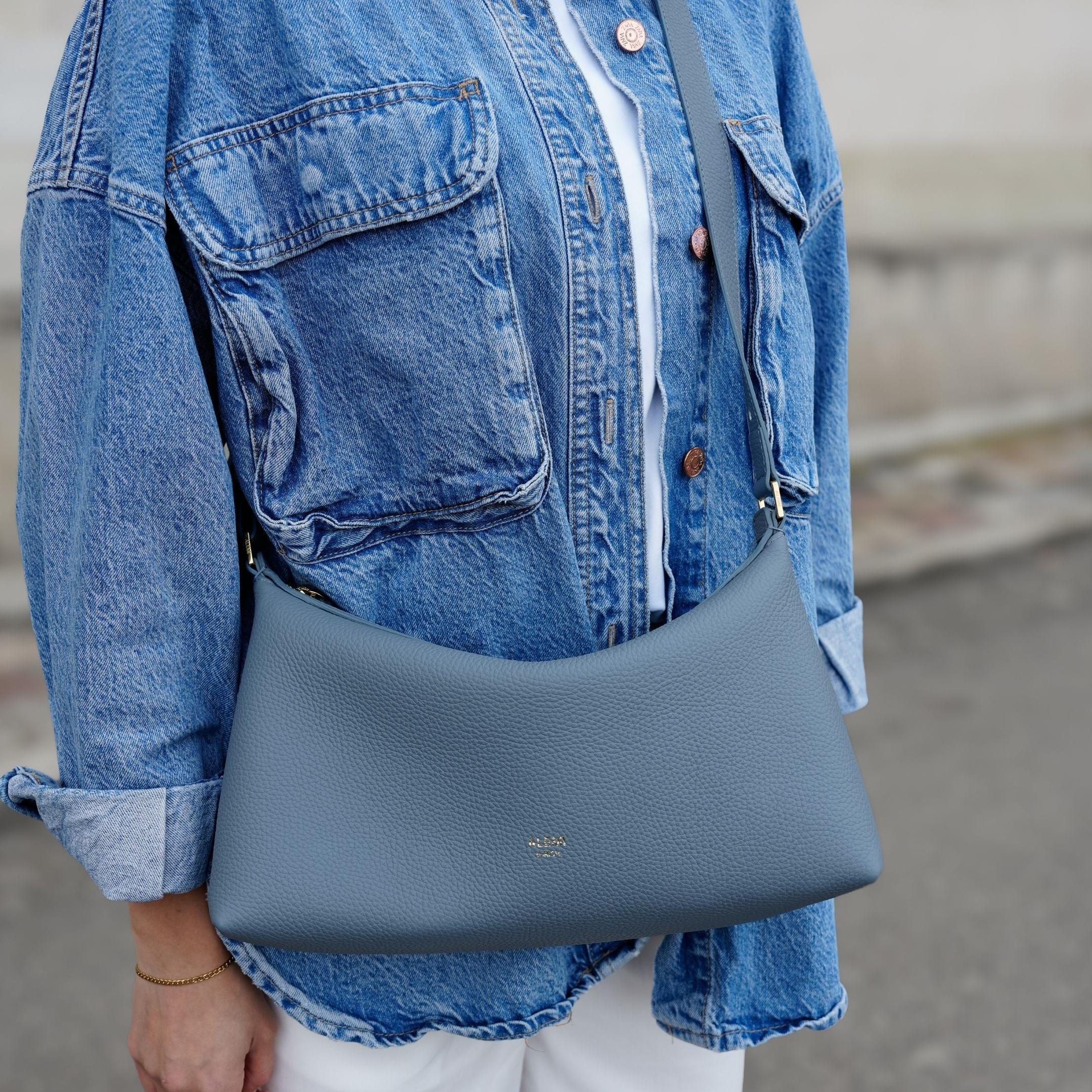 ALEMI Zurich | LETTEN SMALL | Small Bag | Ice Blue I Soft Grain Leather | Bag cross-body