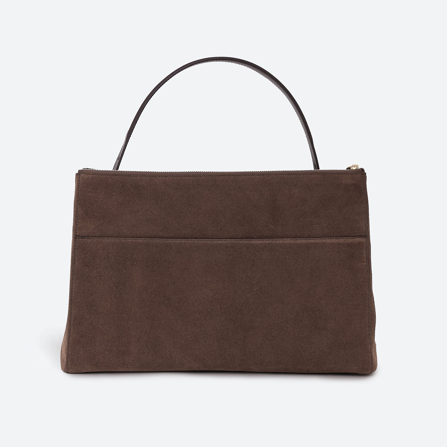ALEMI Zurich | SEEFELD | Laptop Bag | Dark Brown | Suede Leather | Bag back