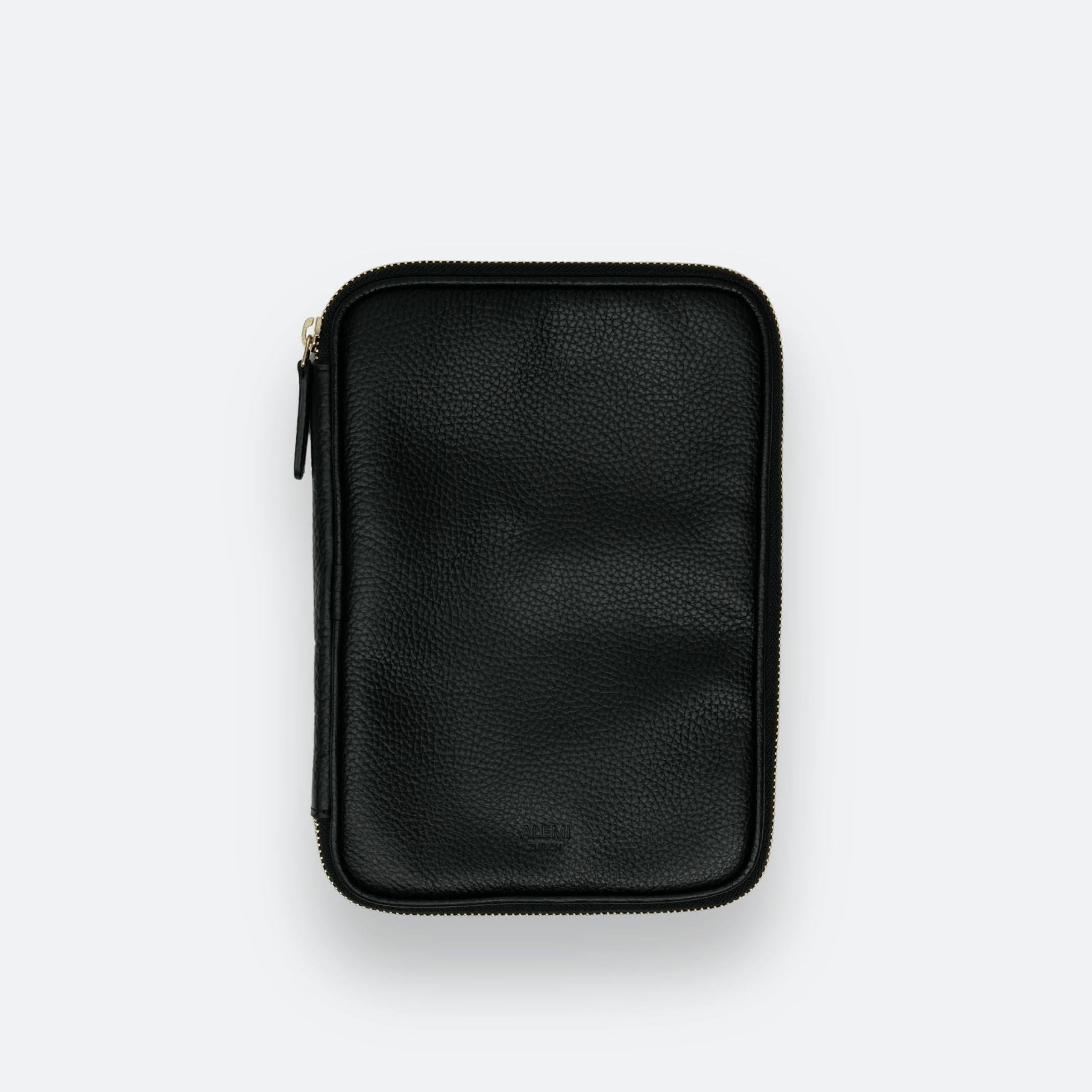 ALEMI Zurich | TECHNOPARK | Accessoires | Black | Soft Grain Leather | Front