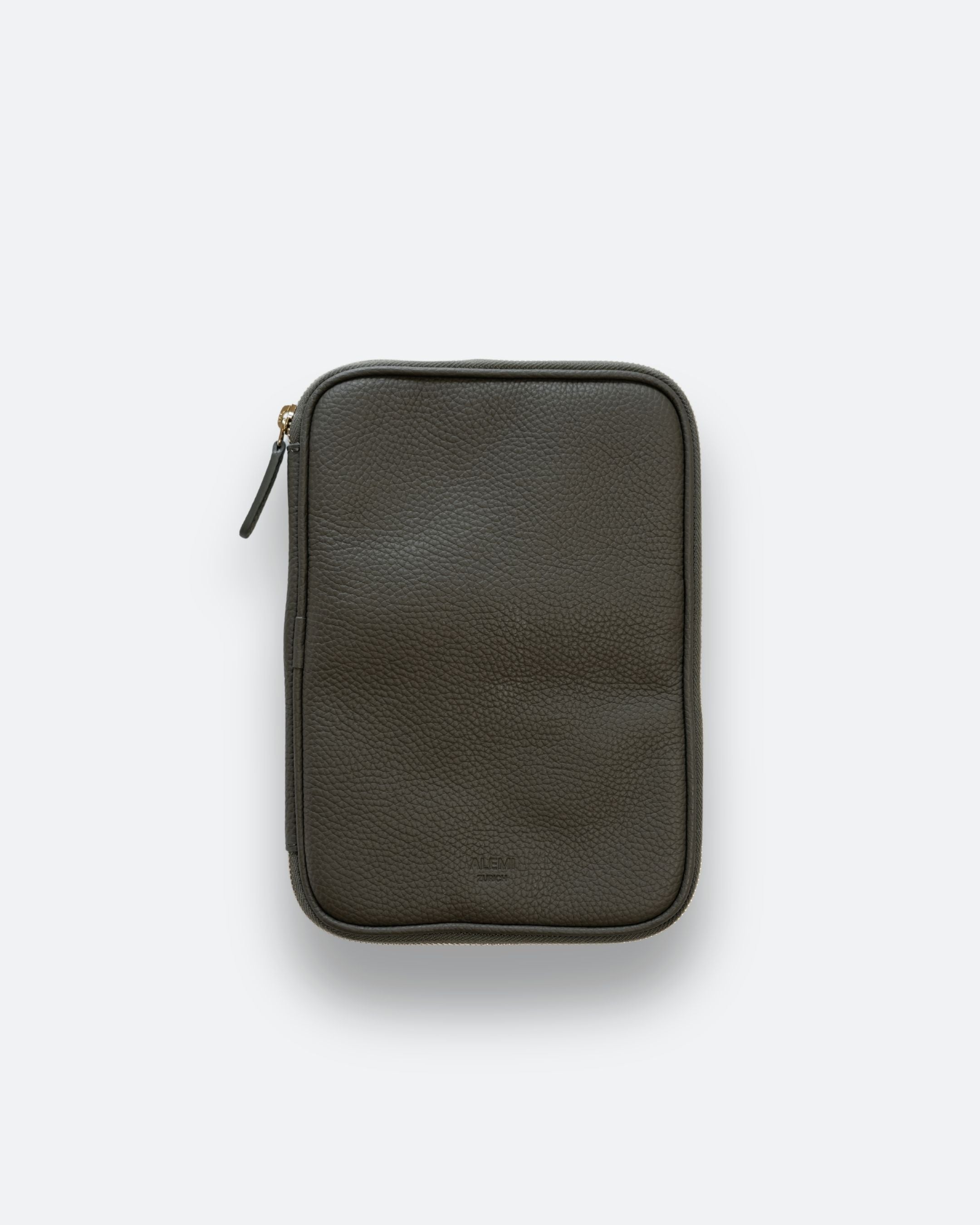 ALEMI Zurich | TECHNOPARK | Accessoires | Olive Green | Soft Grain Leather | Front