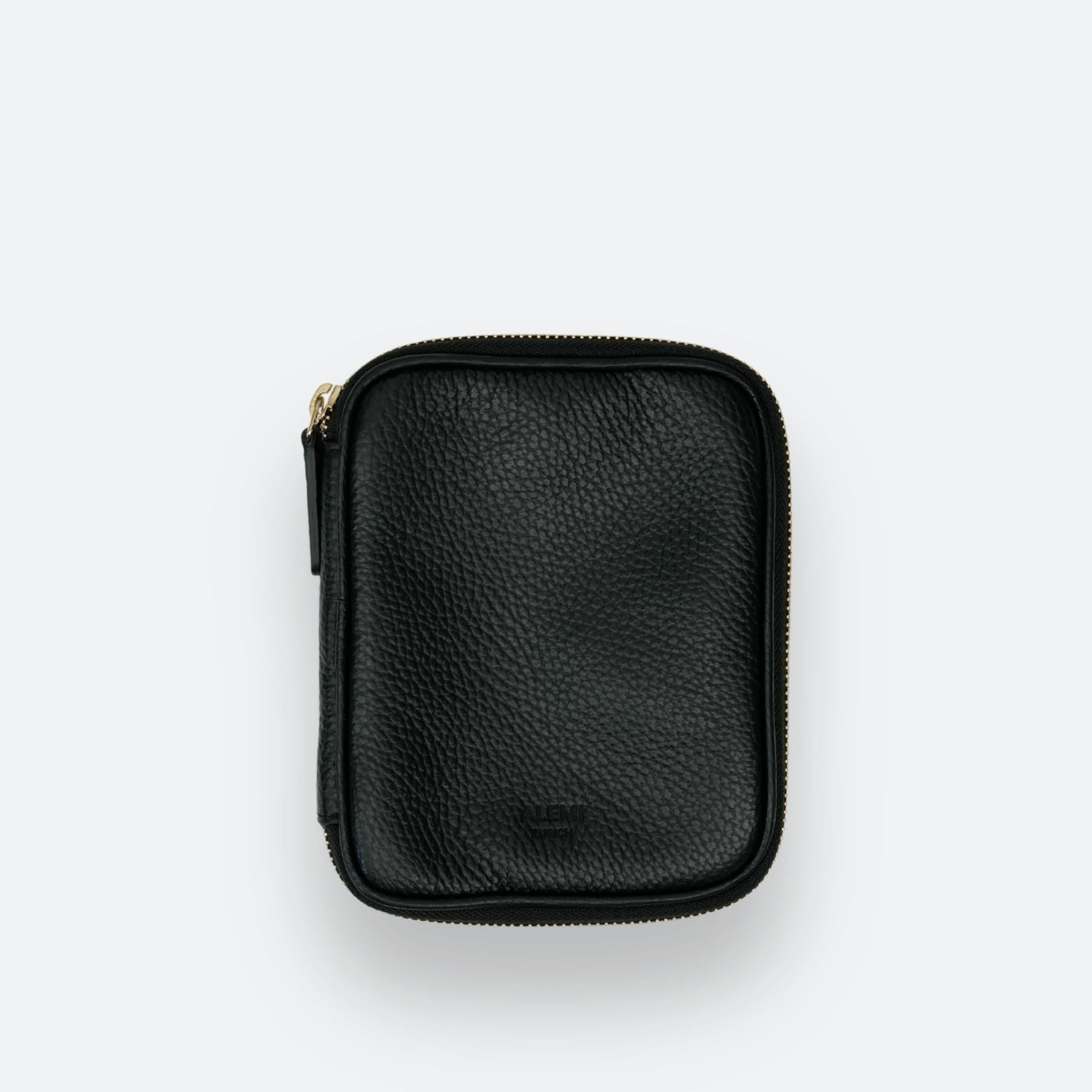 ALEMI Zurich | TECHNOPARK SMALL | Accessoires | Black | Soft Grain Leather | Front
