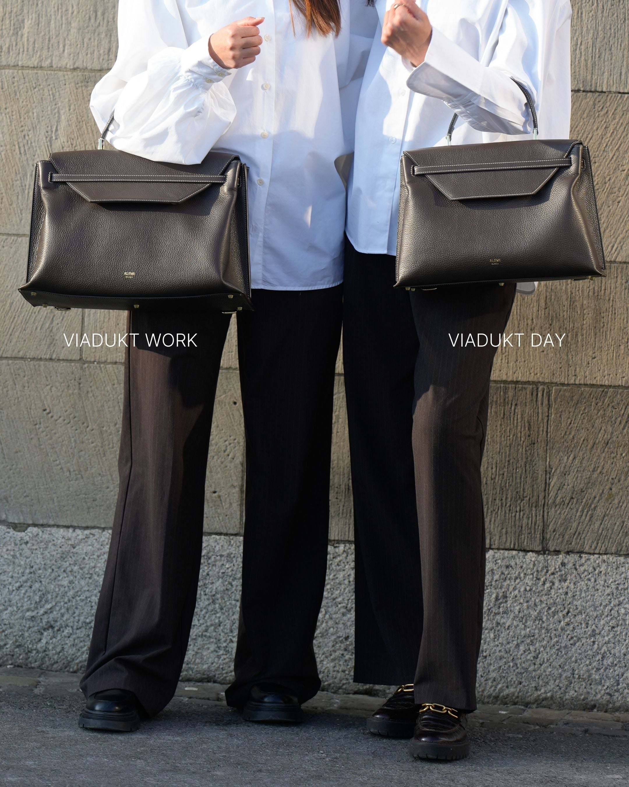 ALEMI Zurich | VIADUKT DAY | Laptop Bag | Dark Brown | Soft Grain Leather | Bag comparison with VIADUKT WORK