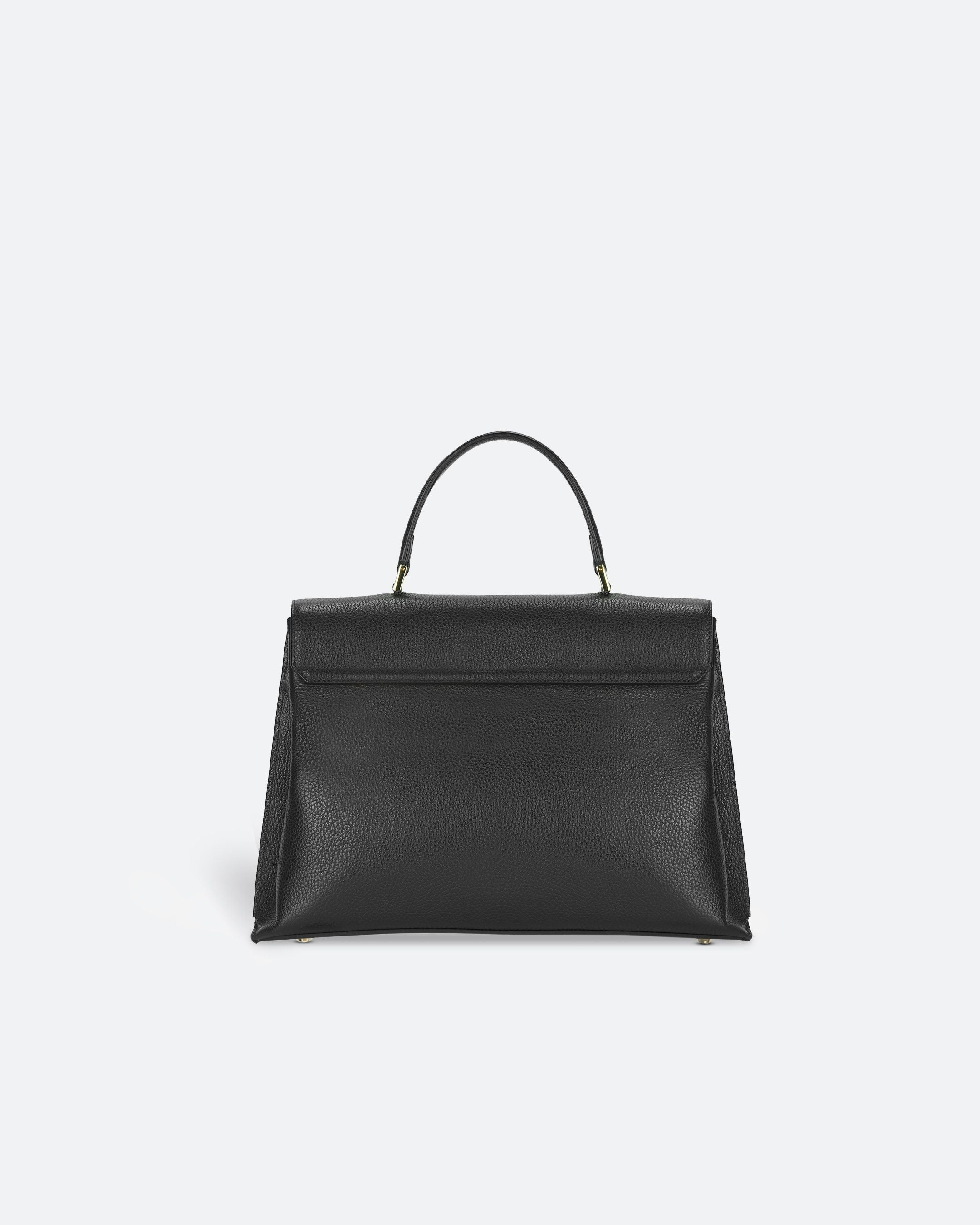 ALEMI Zurich | VIADUKT | Small Bag | Black | Soft Grain Leather | Bag back