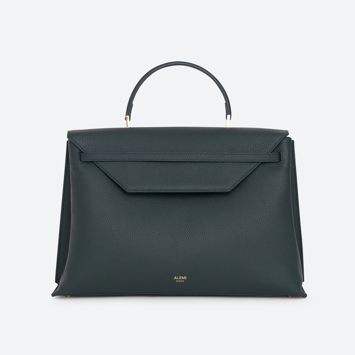 ALEMI Zurich | VIADUKT WORK | Laptop Bag | Deep Teal (Limited Edition) | Soft Grain Leather | Front