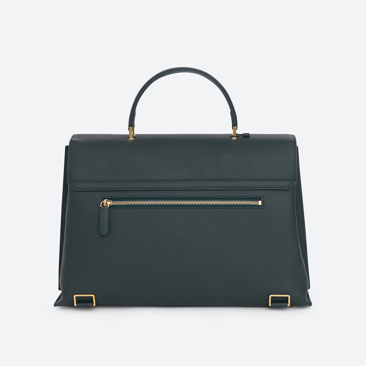 ALEMI Zurich | VIADUKT WORK | Laptop Bag | Deep Teal (Limited Edition) | Soft Grain Leather | Back