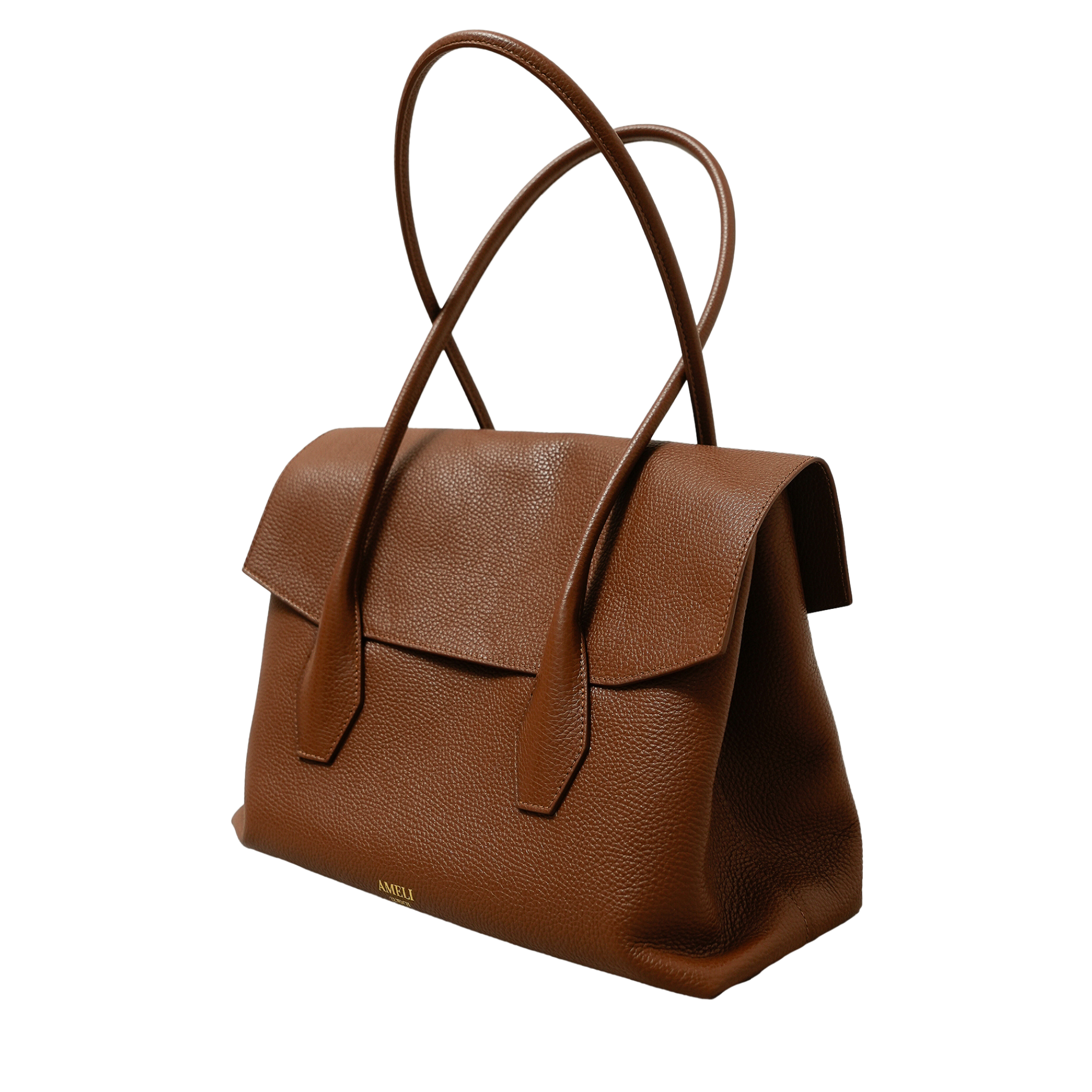 AMELI Zurich | IDA | Cognac | Dollorino Leather | Front