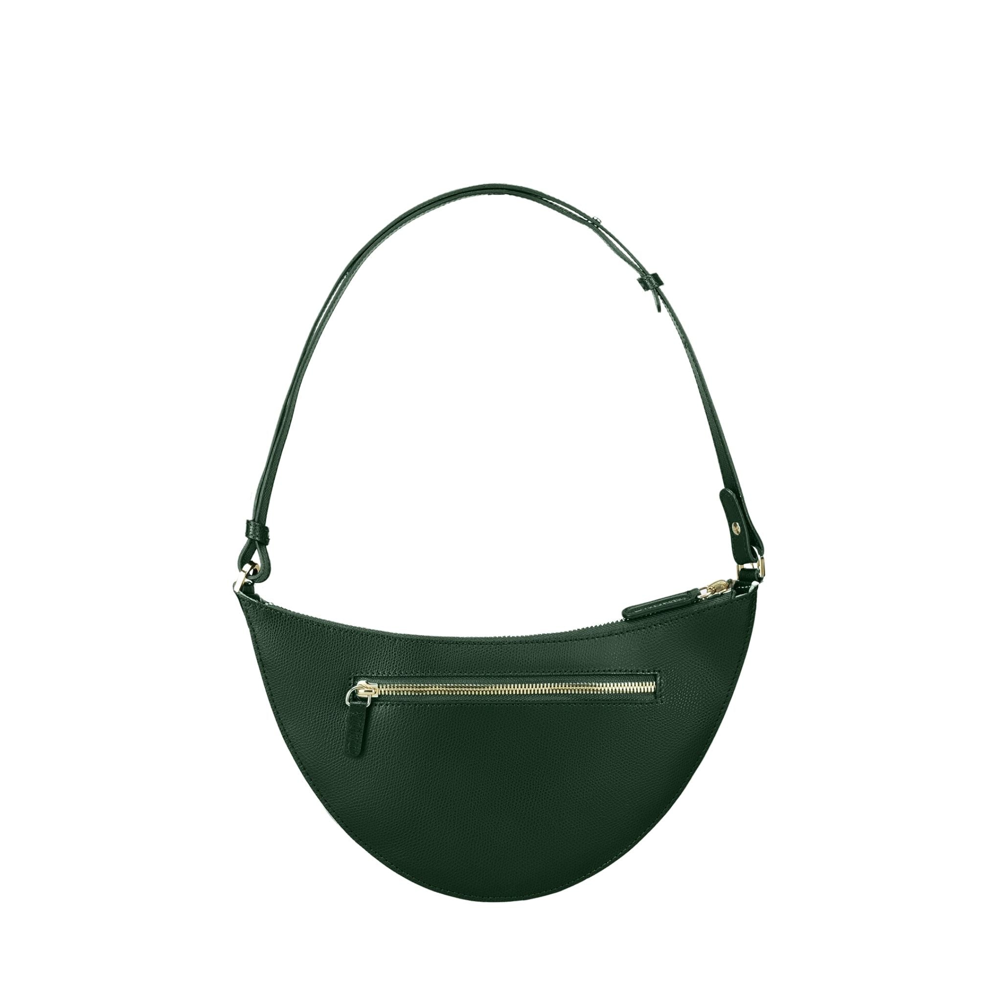 AMELI Zurich | HELVETIA | Dark Green | Pebbled Leather | Back
