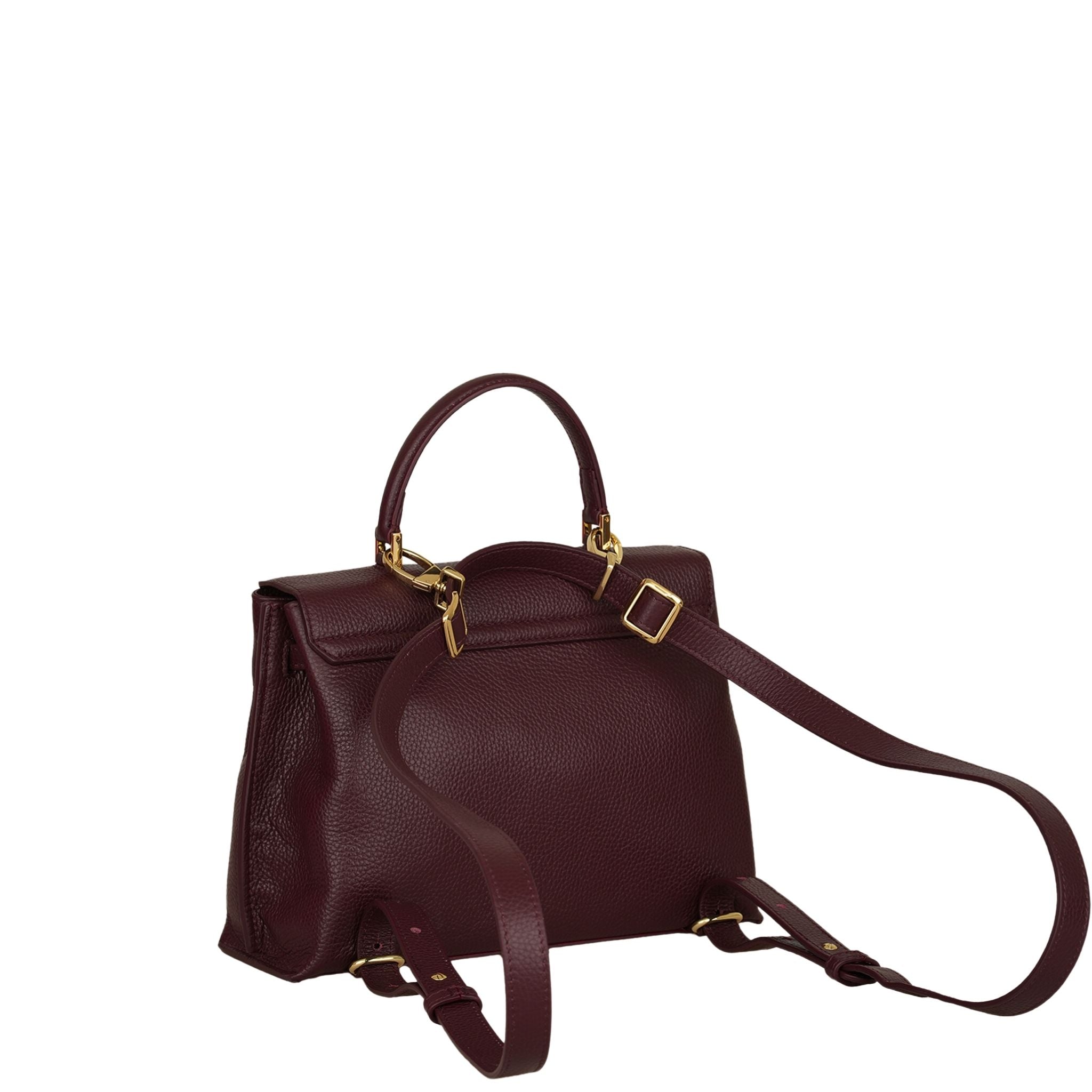 AMELI Zurich | VIADUKT | Maroon Red | Dollarino Leather | Back