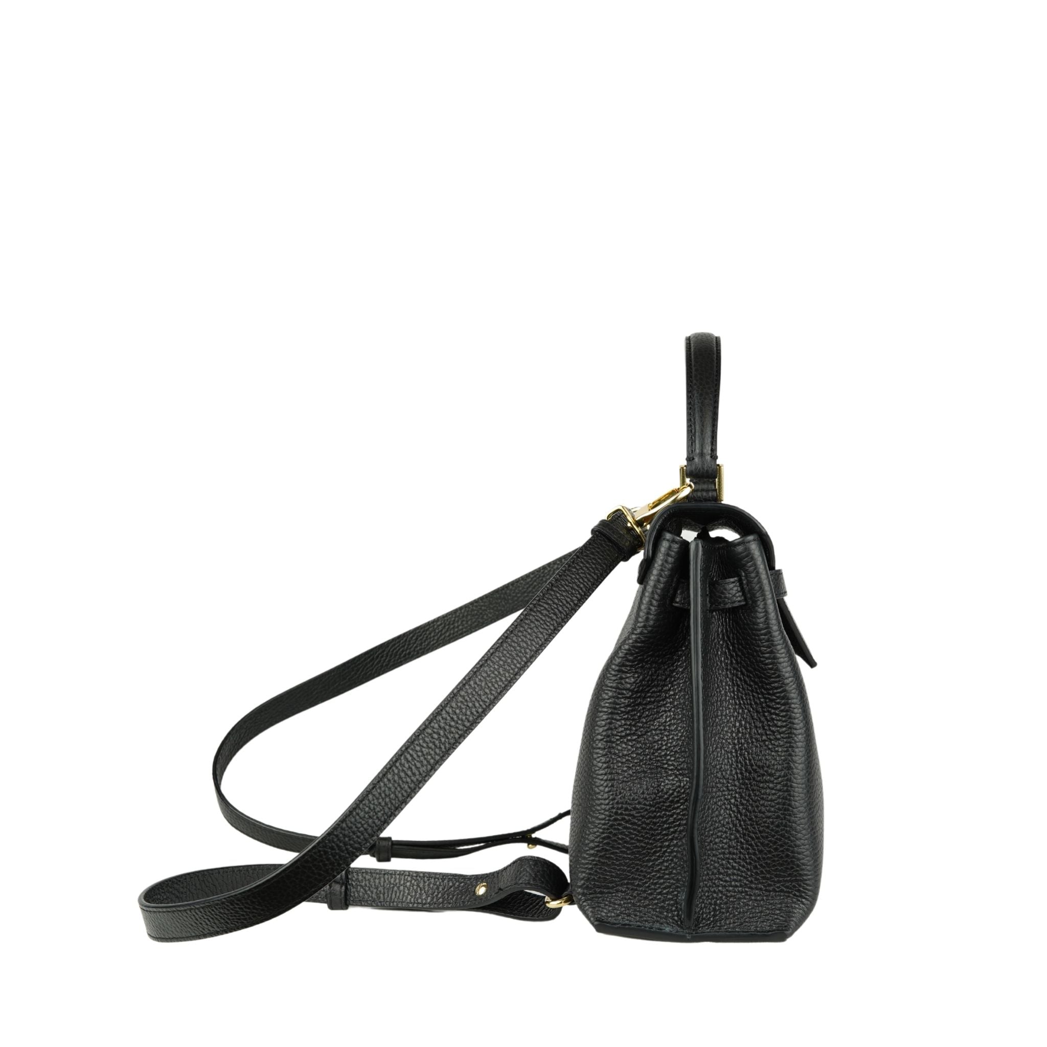 AMELI Zurich | VIADUKT | Black | Soft Grain Leather | Side view
