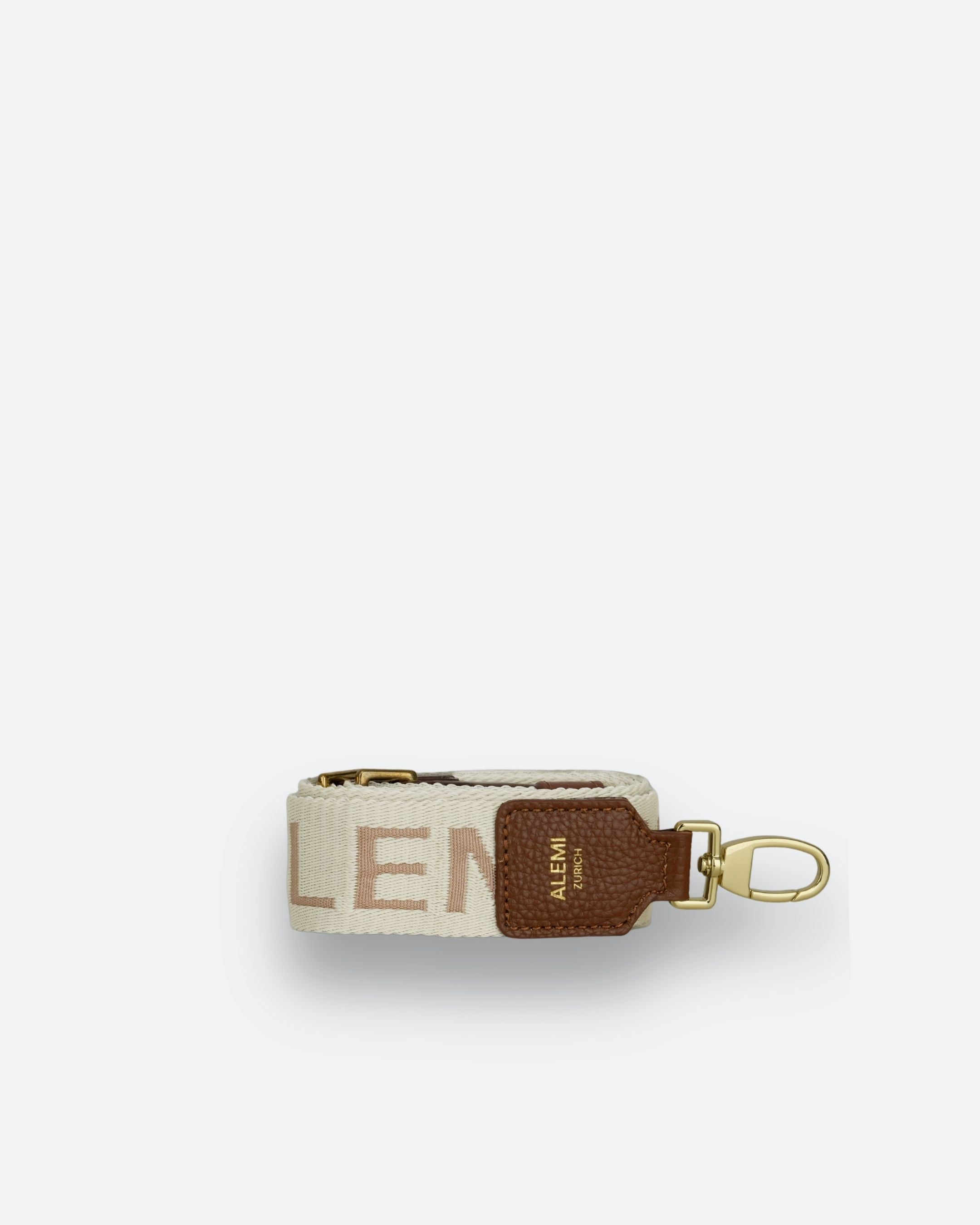 ALEMI Zurich | Adjustable Strap | Cognac | Soft Grain Leather | Front