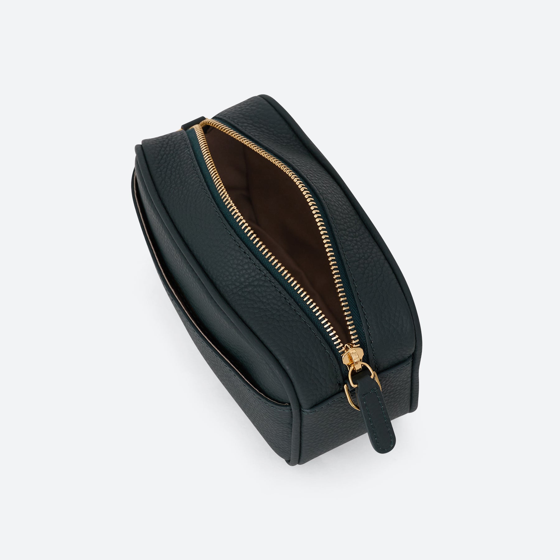 ALEMI Zurich | BELVOIR | Small Bag | Deep Teal (Limited Edition) | Soft Grain Leather | Interior