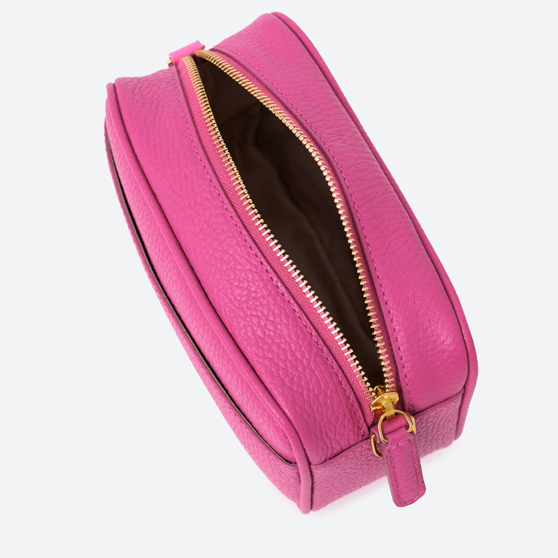 BELVOIR in Fuchsia - Mini Bag with Gold Chain | ALEMI Zurich