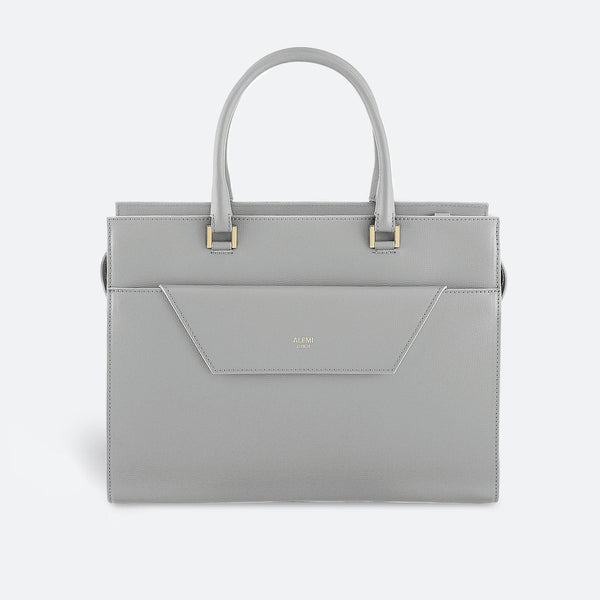 CENTRAL in Slate Grey - Elegant Business Bag 14” Laptop | ALEMI Zurich