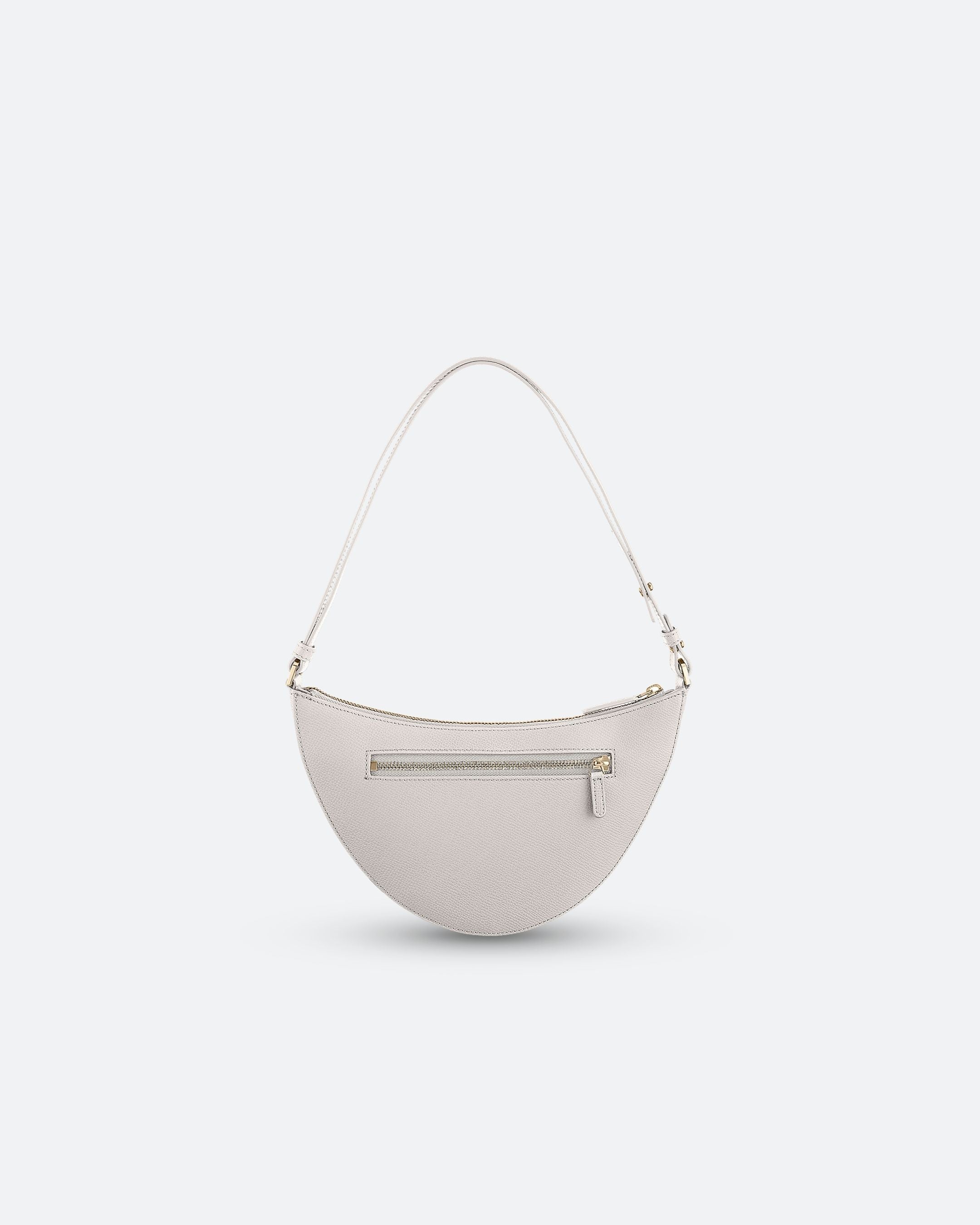 ALEMI Zurich | HELVETIA | Small Bag | Cloud Dancer | Pebbled Leather | Bag back