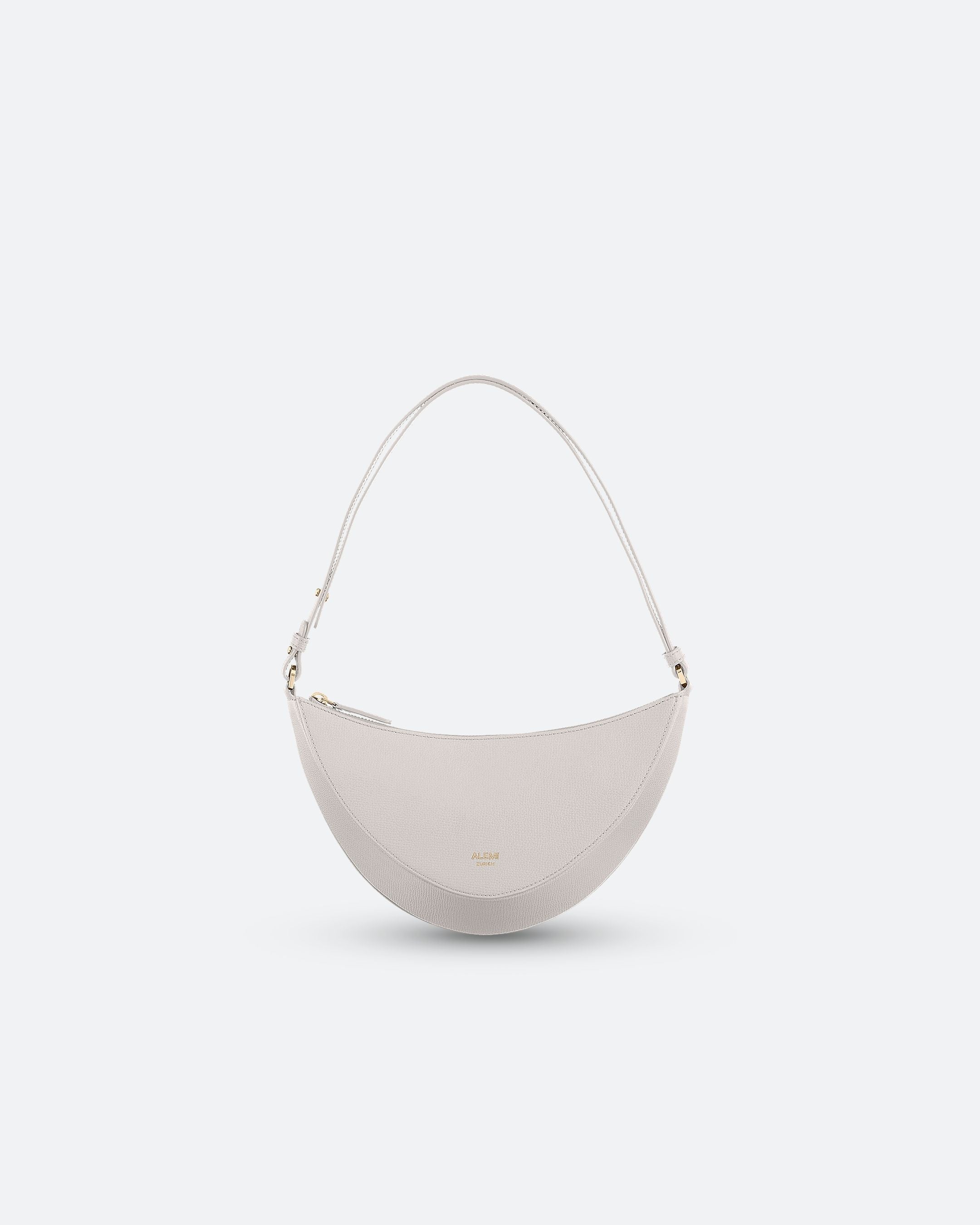 ALEMI Zurich | HELVETIA | Small Bag | Cloud Dancer | Pebbled Leather | Bag front