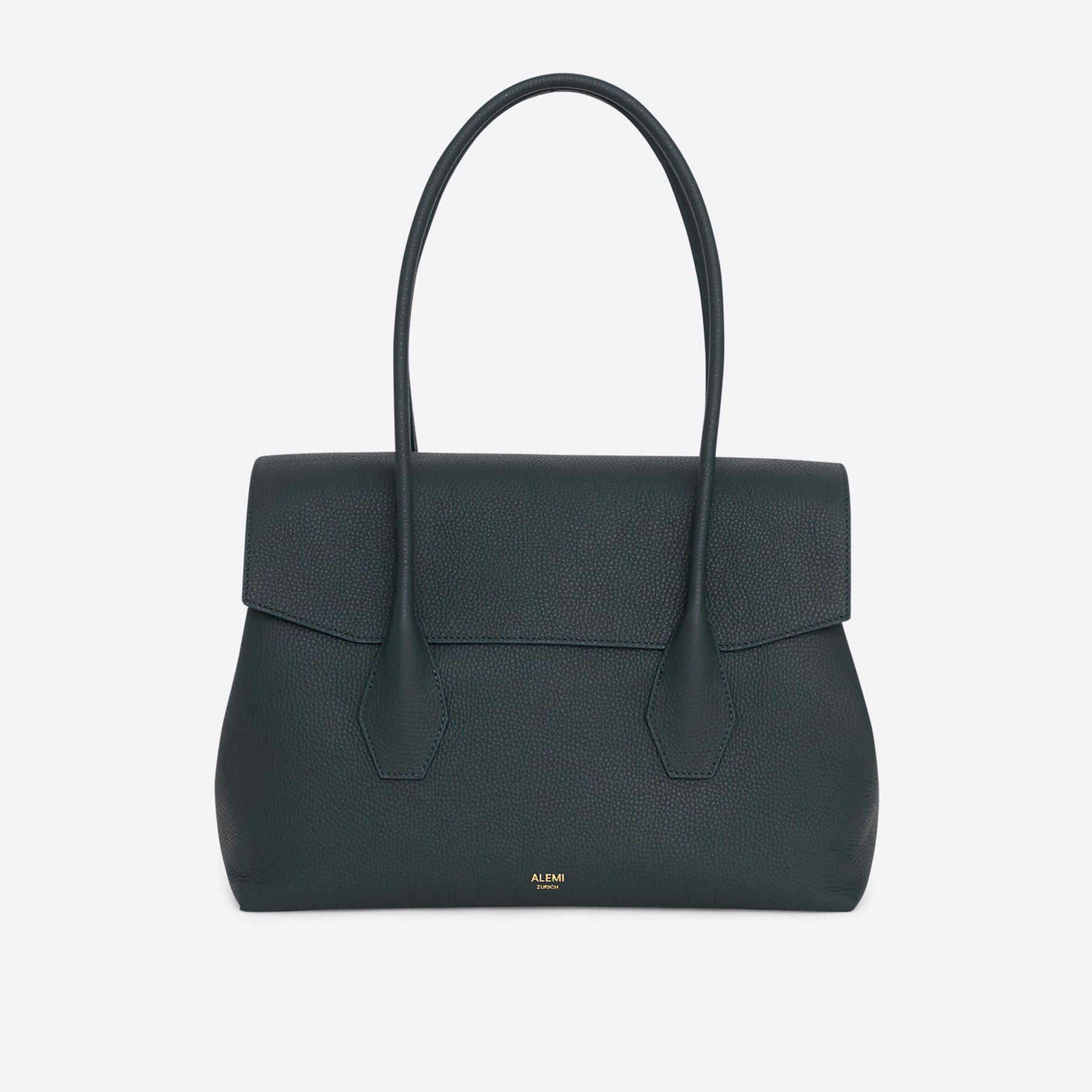 IDA in Deep Teal - Versatile Leather Shopper for Women | ALEMI Zurich