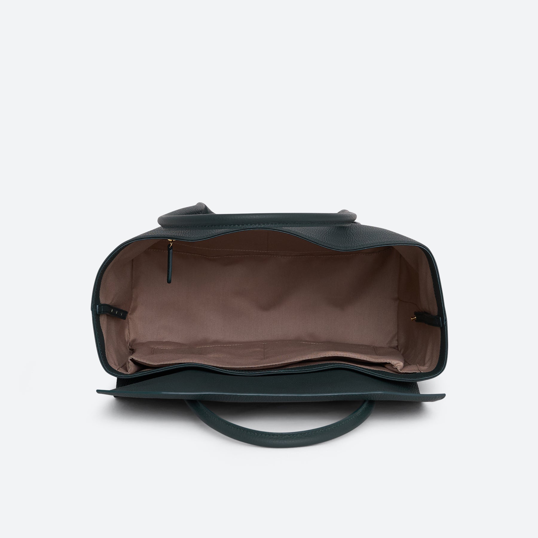 ALEMI Zurich | IDA | Laptop Bag | Deep Teal (Limited Edition) | Soft Grain Leather | Interior