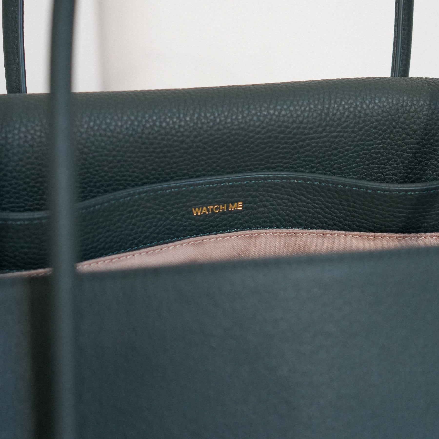 ALEMI Zurich | IDA | WATCH ME Campaign | Deep Teal (Limited Edition) | Soft Grain Leather | Detail