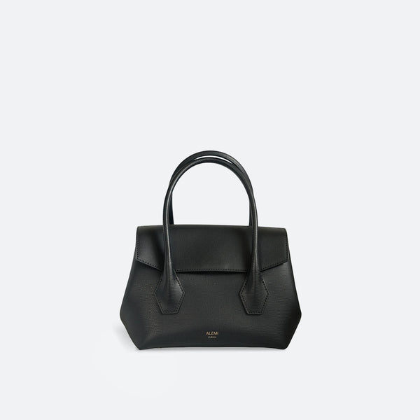 IDA SMALL in Black - 2-in-1 Mini Shopper | ALEMI Zurich