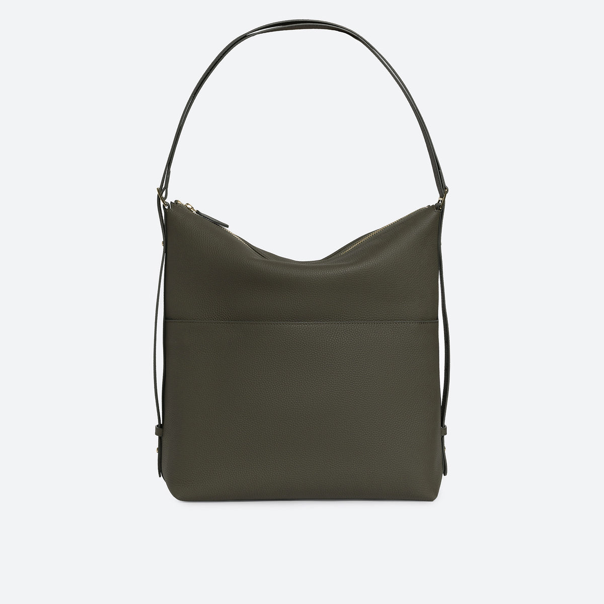 ALEMI Zurich | LETTEN | Laptop Bag | Olive Green | Soft Grain Leather | Bag back