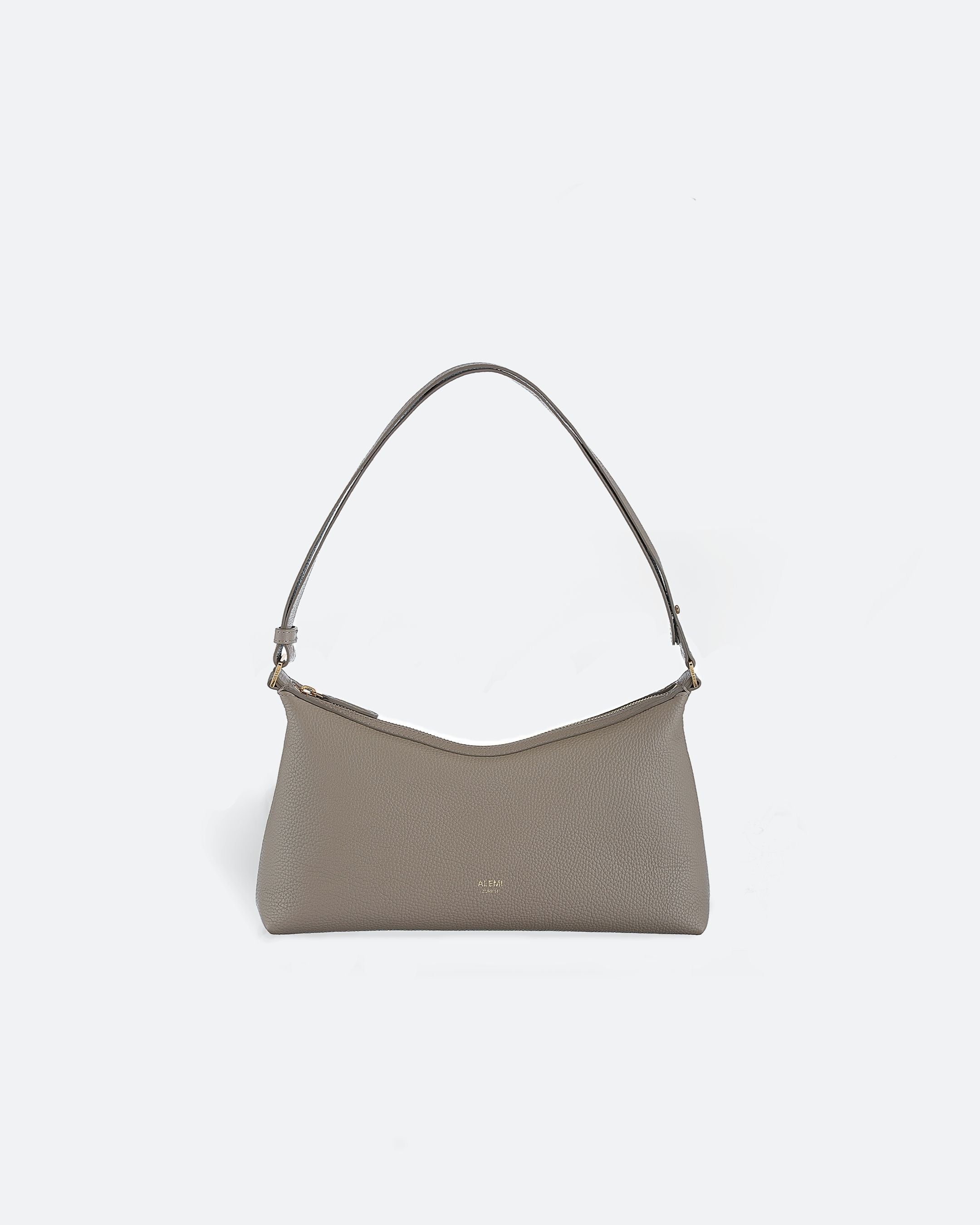 ALEMI Zurich | LETTEN SMALL | Small Bag | Beige I Soft Grain Leather | Bag front