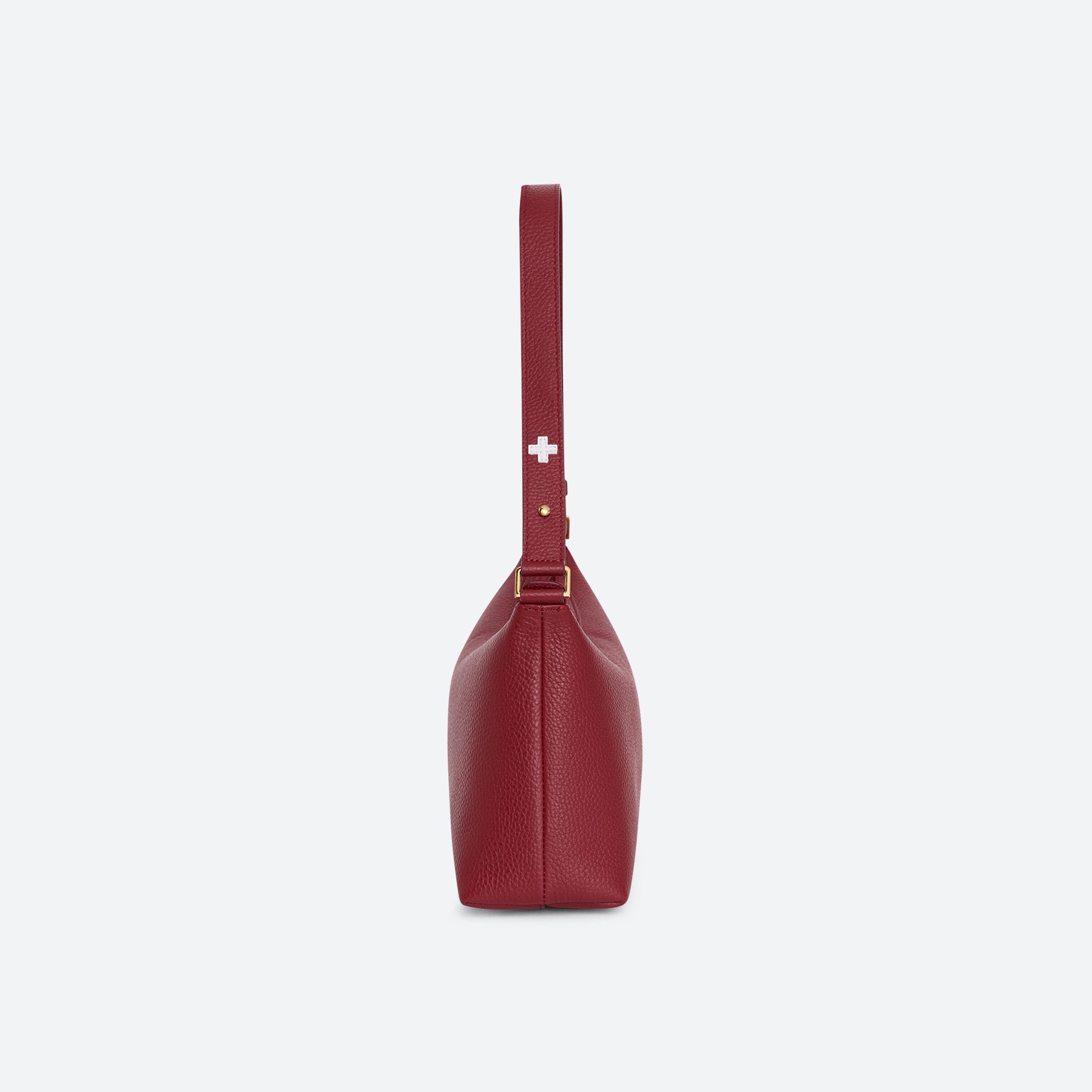 ALEMI Zurich | LETTEN SMALL | Small Bag | Red | Soft Grain Leather | Bag side