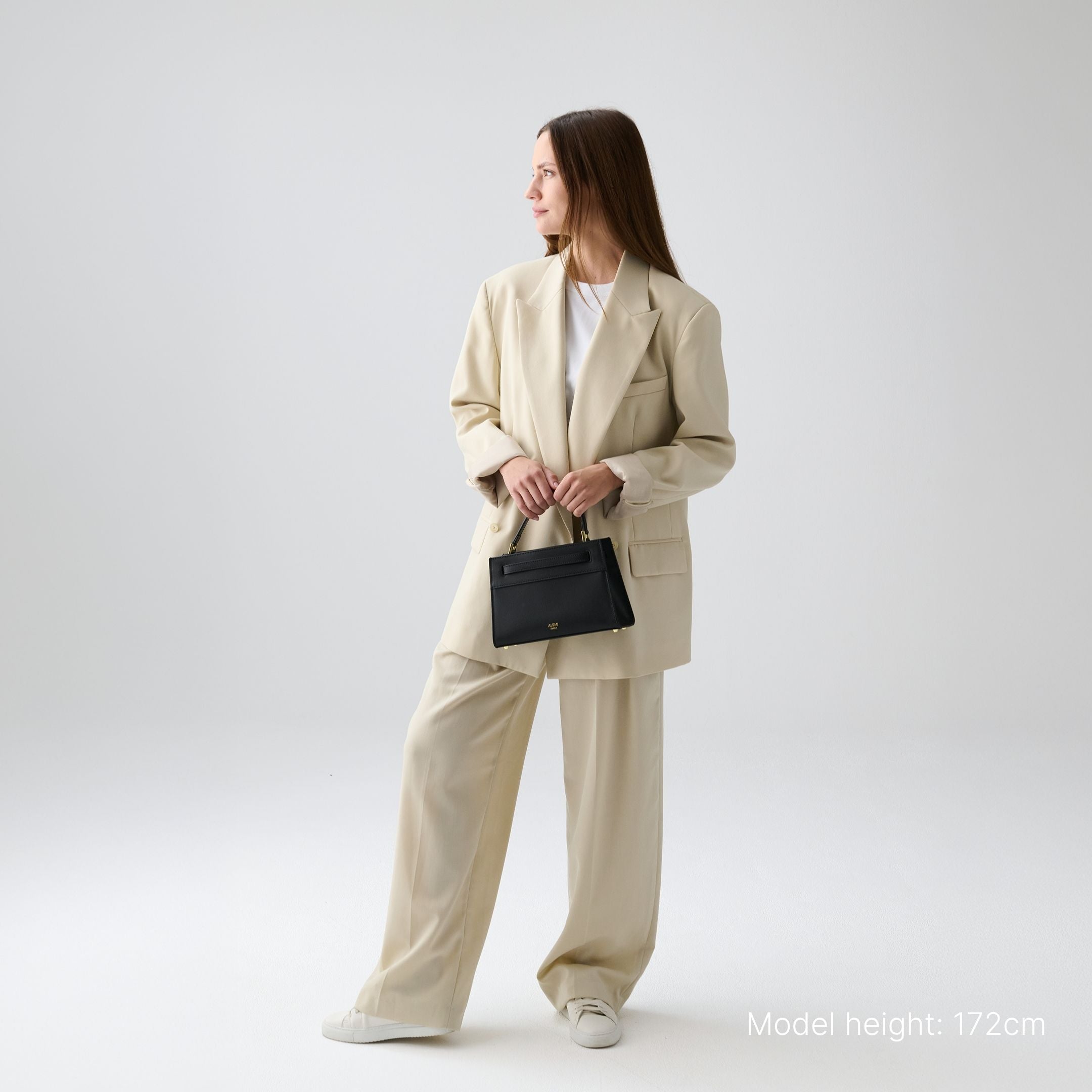 SEEFELD MINI in Black - Elegant Compact Bag | ALEMI Zurich