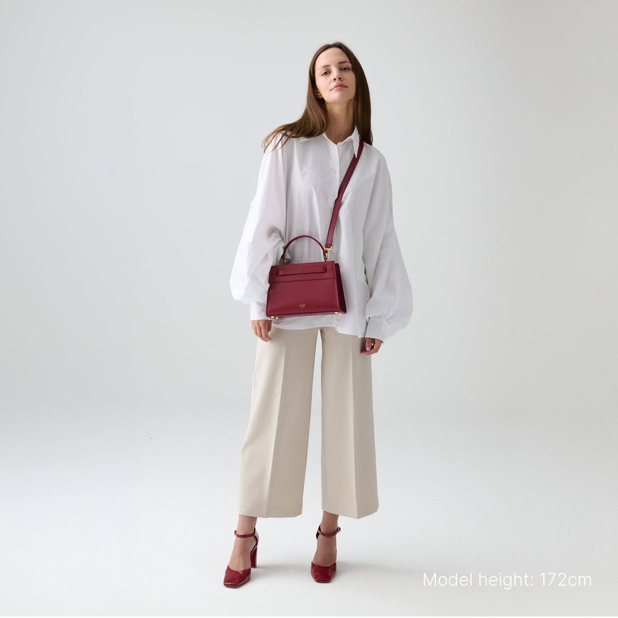 SEEFELD MINI in Red - Elegant Compact Bag | ALEMI Zurich