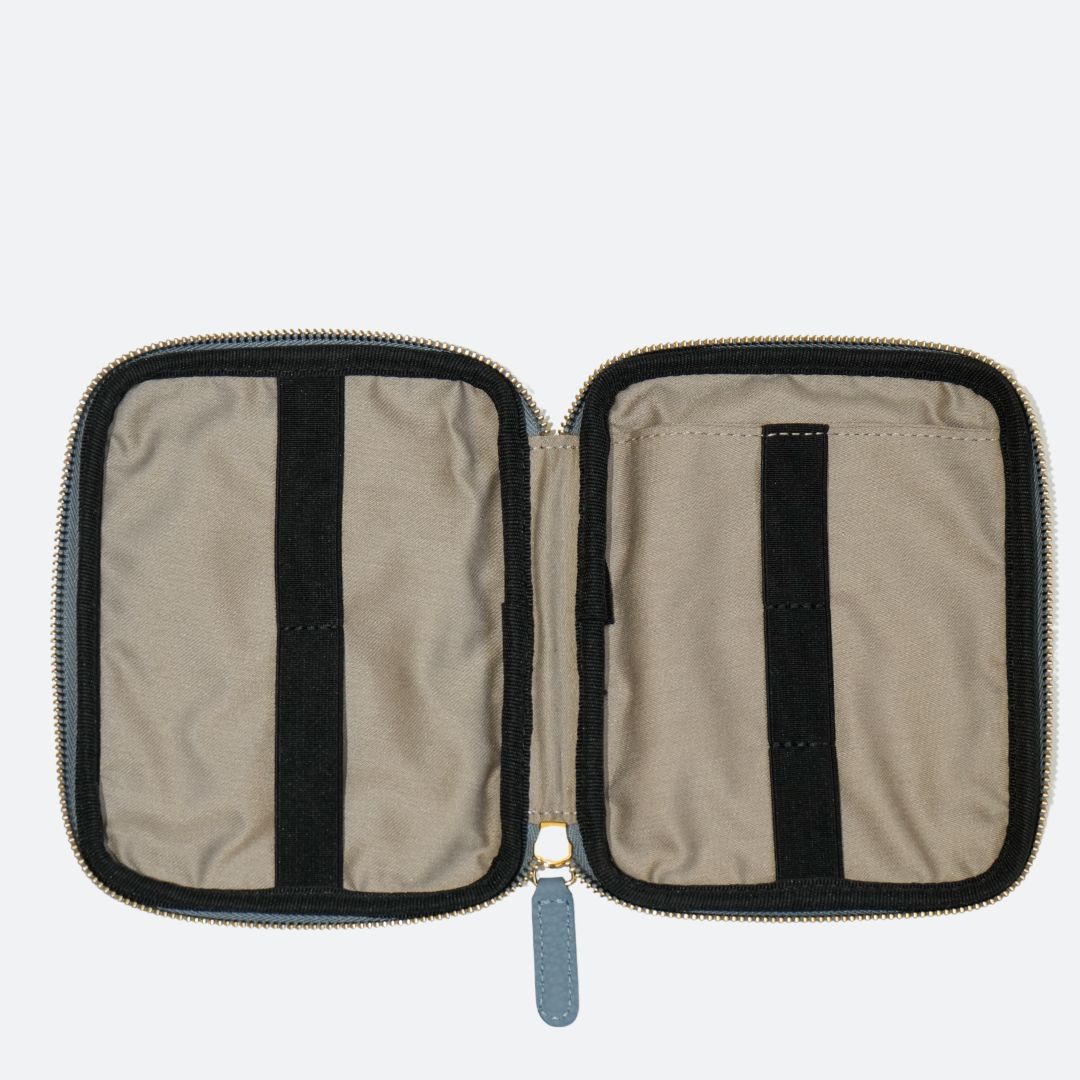 ALEMI Zurich | TECHNOPARK SMALL | Accessoires | Ice Blue | Soft Grain Leather | Inside