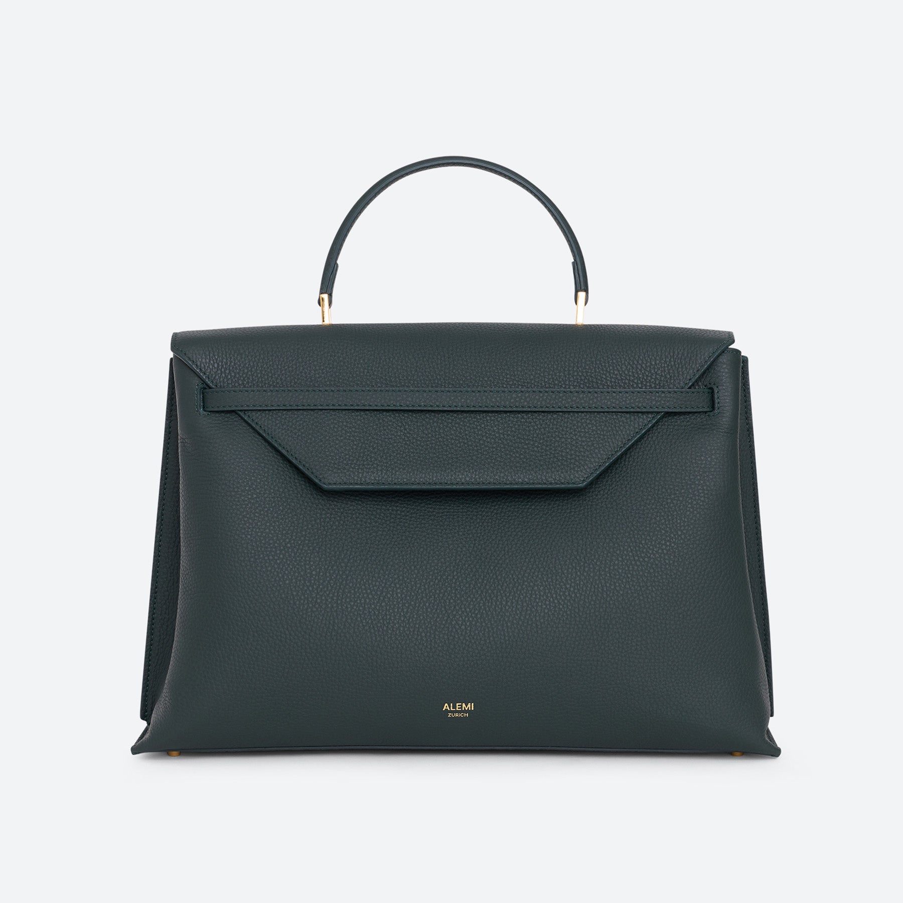 ALEMI Zurich | VIADUKT WORK | Laptop Bag | Deep Teal (Limited Edition) | Soft Grain Leather | Front