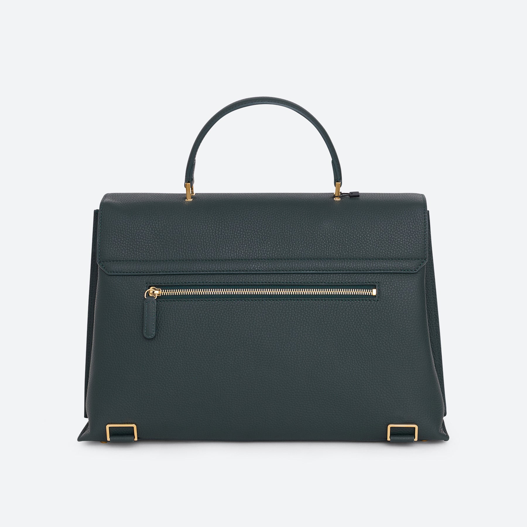 ALEMI Zurich | VIADUKT WORK | Laptop Bag | Deep Teal (Limited Edition) | Soft Grain Leather | Back