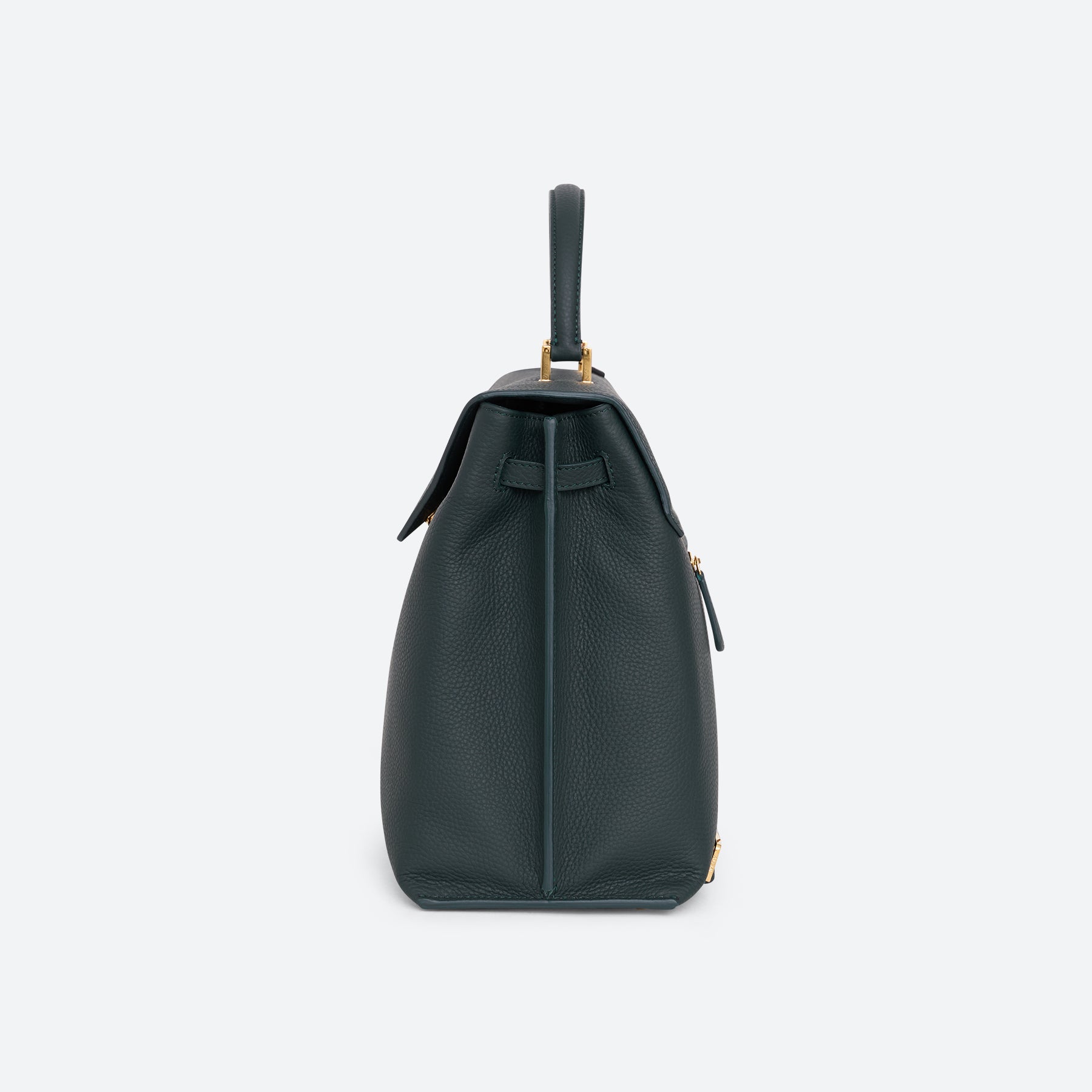 ALEMI Zurich | VIADUKT WORK | Laptop Bag | Deep Teal (Limited Edition) | Soft Grain Leather | Side