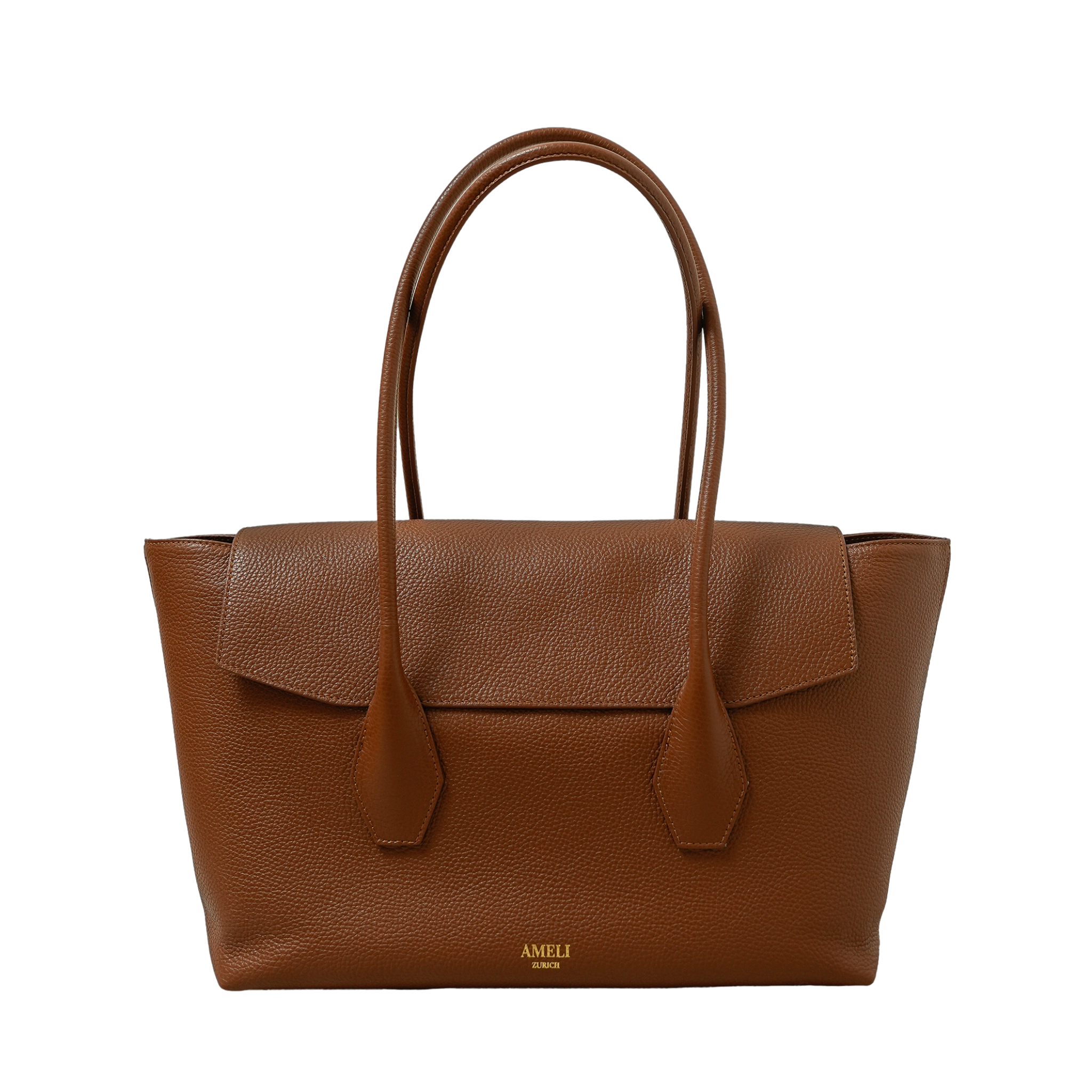 AMELI Zurich | IDA | Cognac | Dollorino Leather | Front