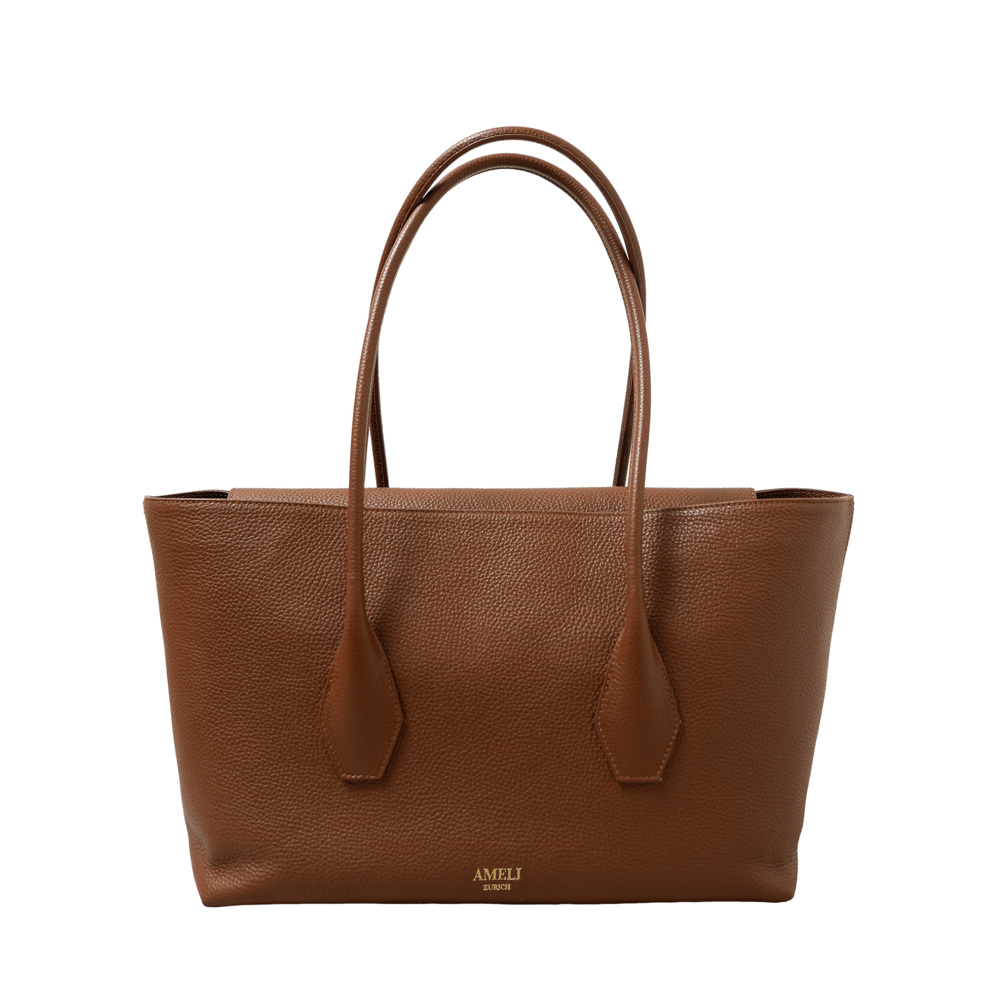 AMELI Zurich | IDA | Cognac | Dollorino Leather | Front