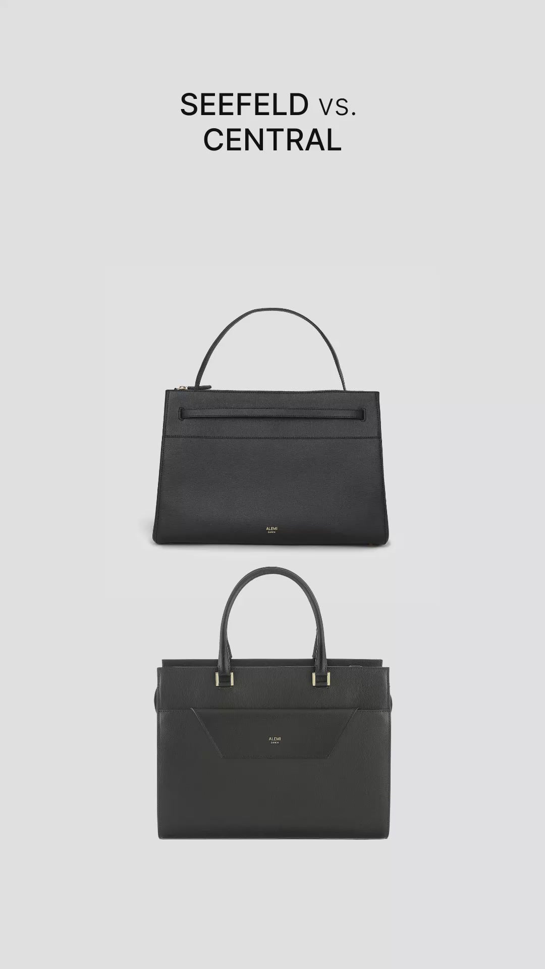 ALEMI CENTRAL vs SEEFELD laptop bag comparison video