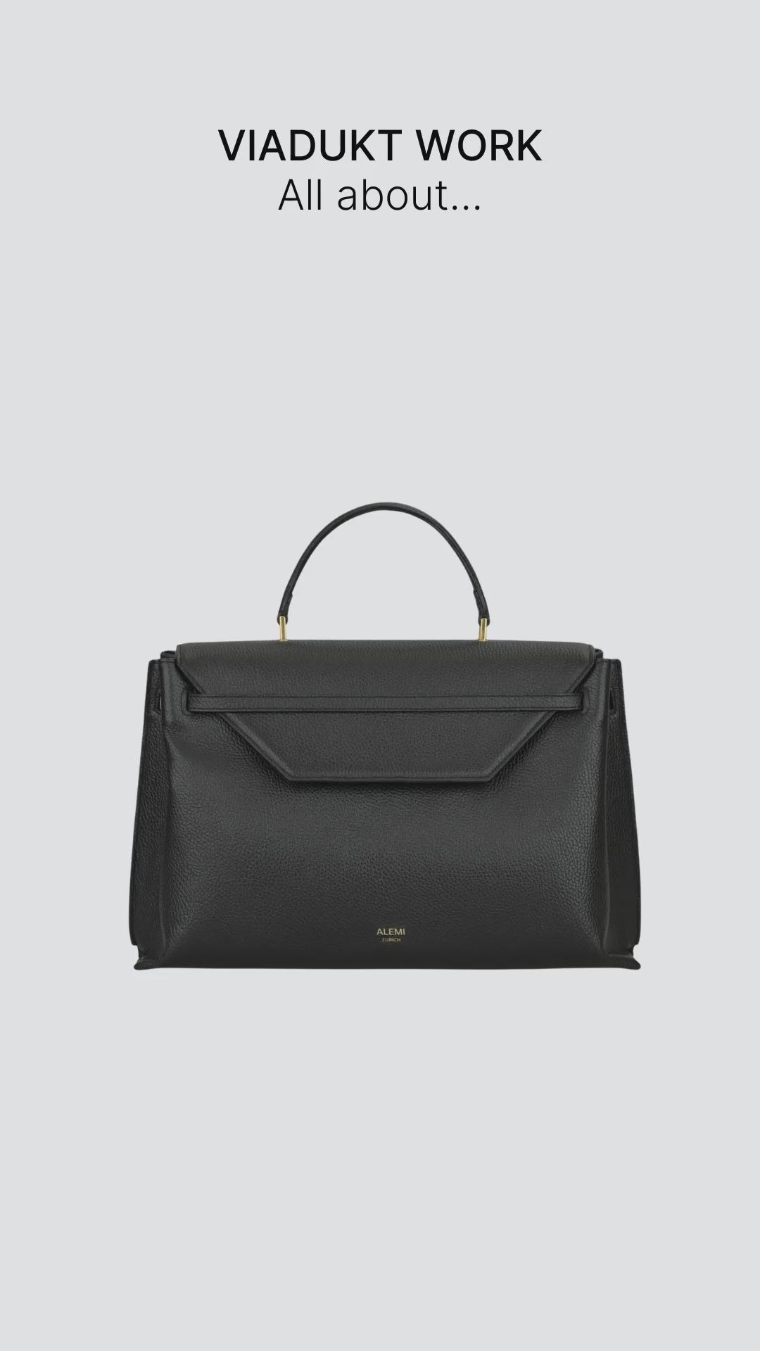 VIADUKT WORK in Burnt Orange - Elegant Laptop Bag | ALEMI Zurich