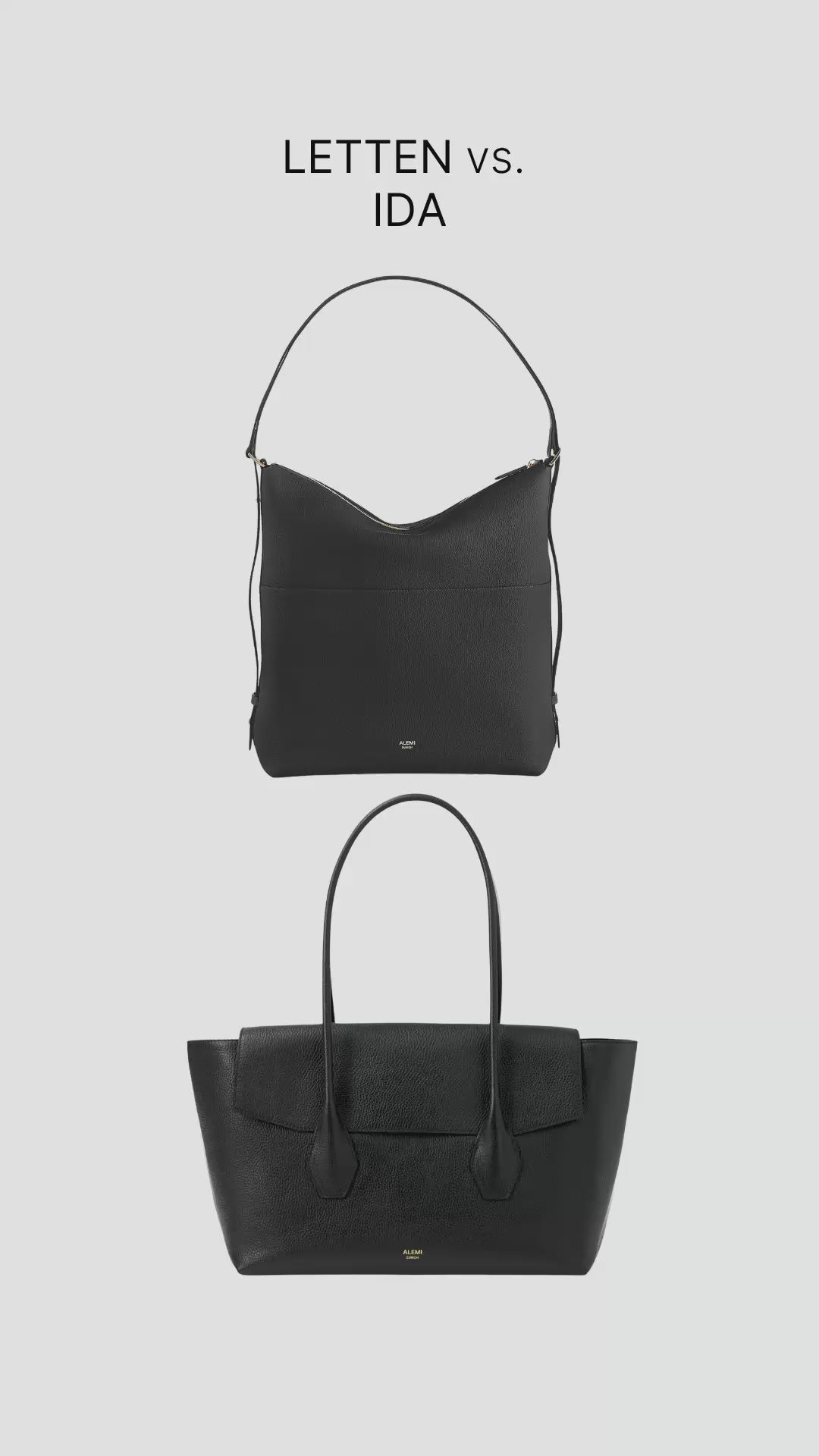 ALEMI IDA vs LETTEN laptop bag comparison video