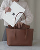 ALEMI Zurich | IDA | Laptop Bag | Cognac | Soft Grain Leather | Video packing