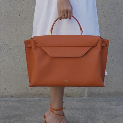 ALEMI Zurich | VIADUKT WORK | Laptop Bag | Burnt Orange | Soft Grain Leather | Bag video