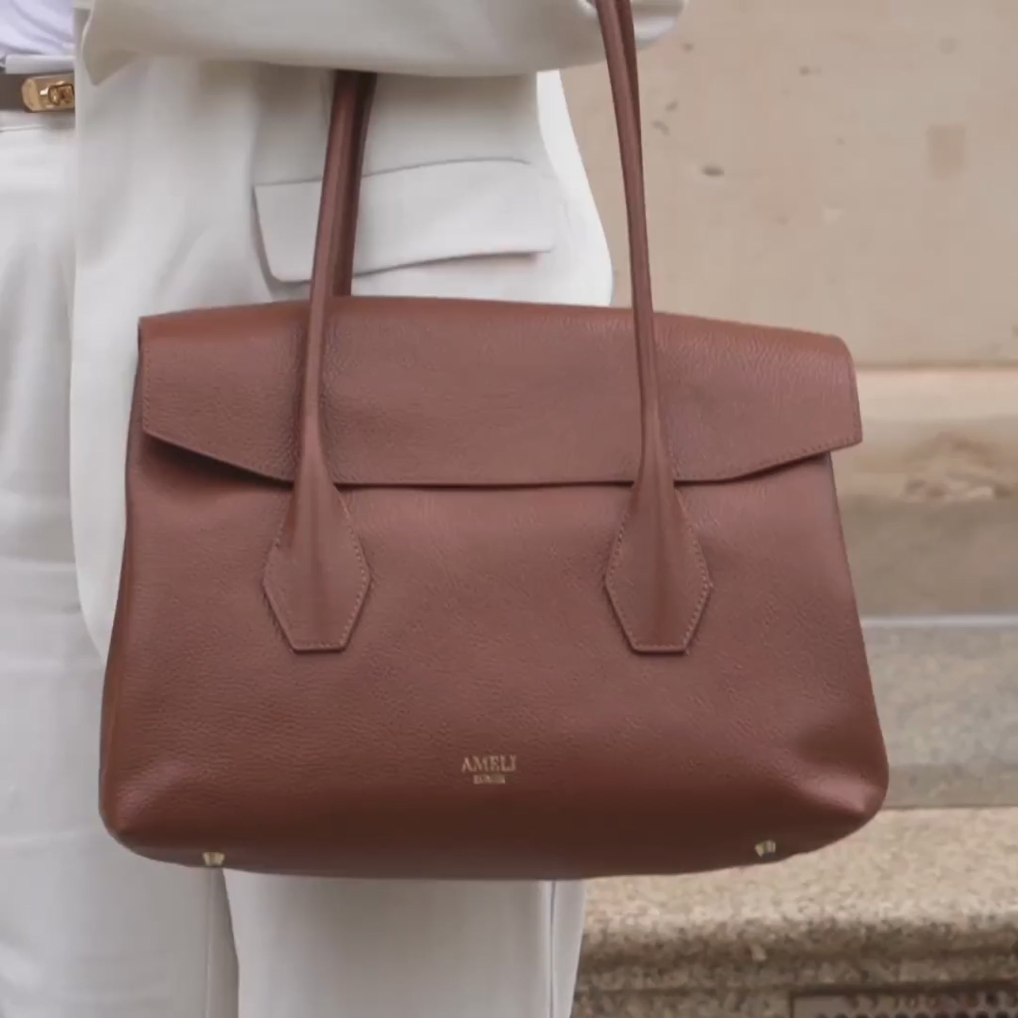 AMELI Zurich | IDA | Cognac | Dollorino Leather | Video