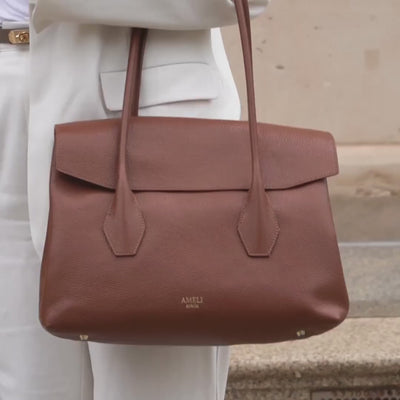 AMELI Zurich | IDA | Cognac | Dollorino Leather | Video